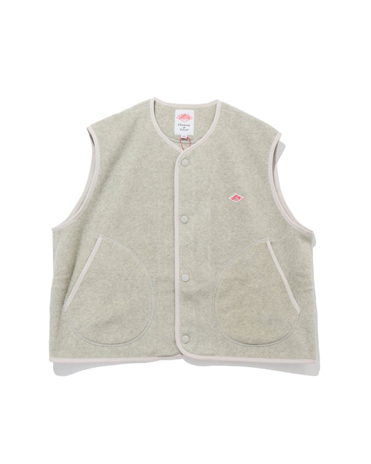 WOMEN'S FLEECE COLLARLESS VEST