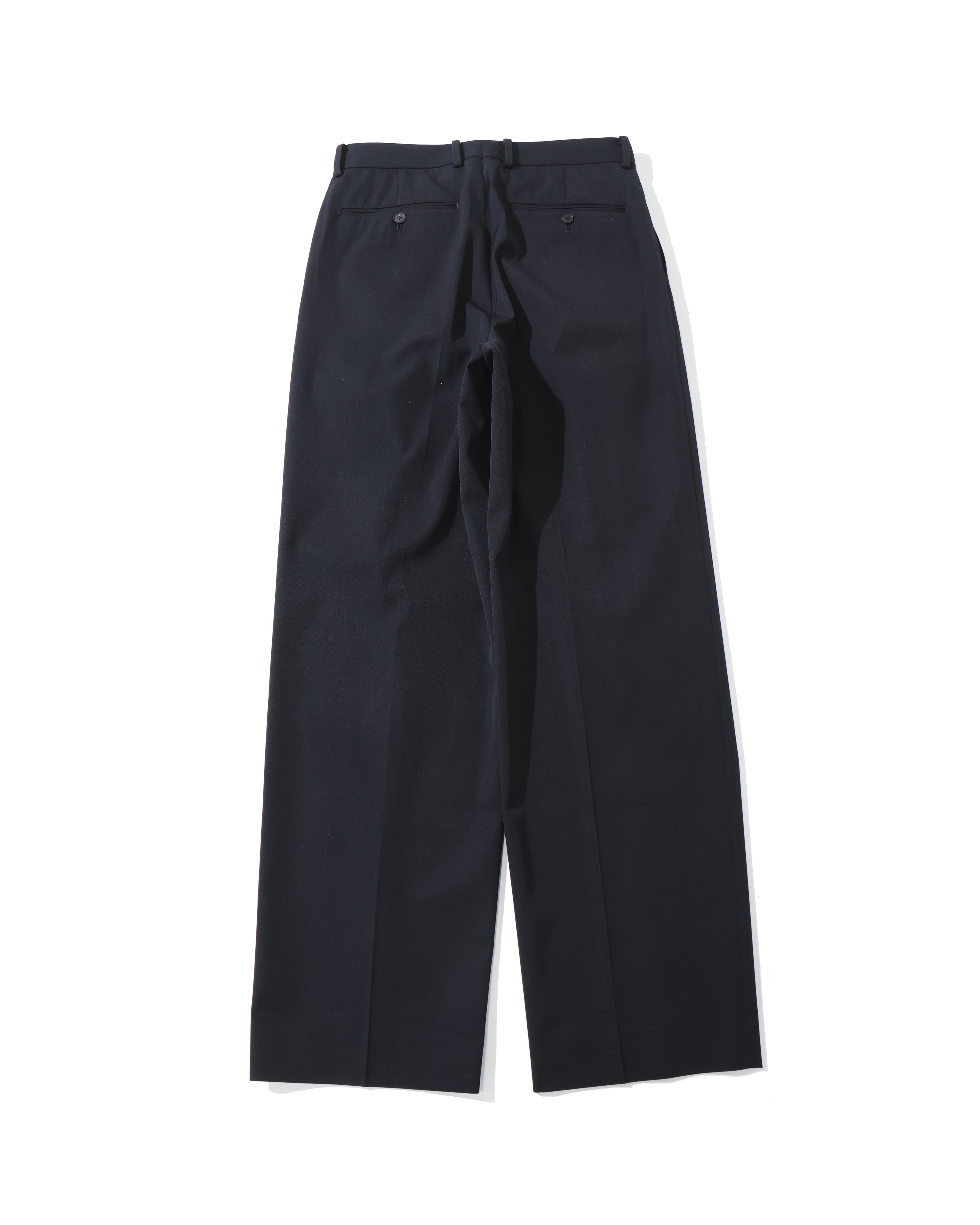 LIGHT WOOL MAX GABARDINE TWO-TUCK SLACKS TOP BLACK – TIME AFTER TIME
