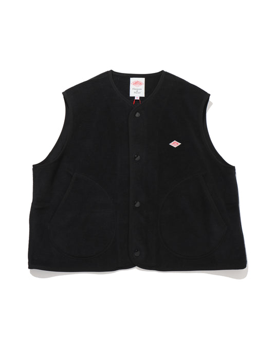 WOMEN'S FLEECE COLLARLESS VEST