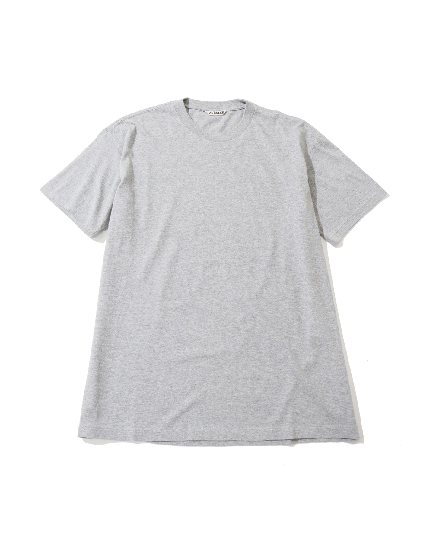 SEAMLESS CREW NECK TEE TOP GRAY