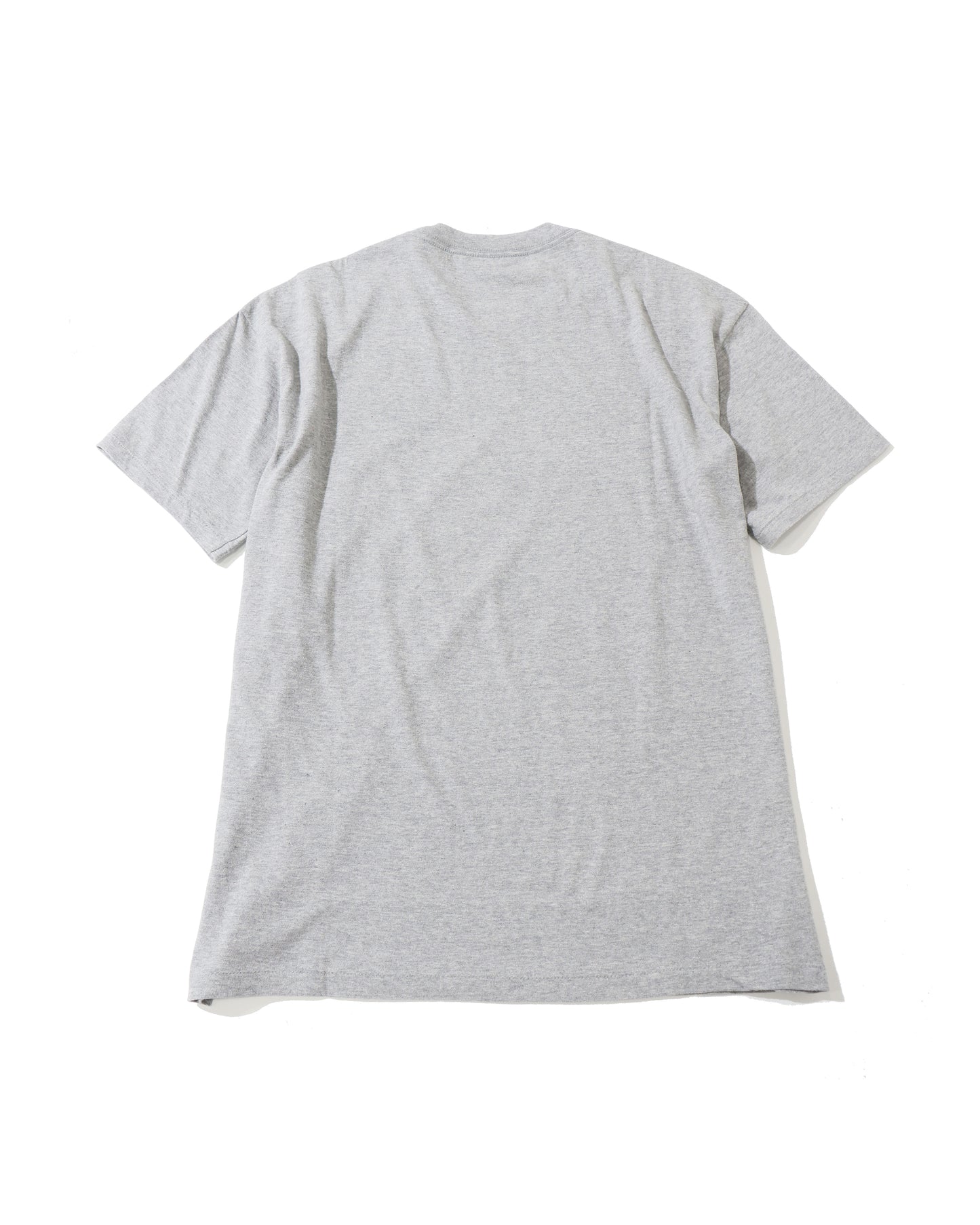 SEAMLESS CREW NECK TEE TOP GRAY