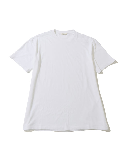 SEAMLESS CREW NECK TEE WHITE