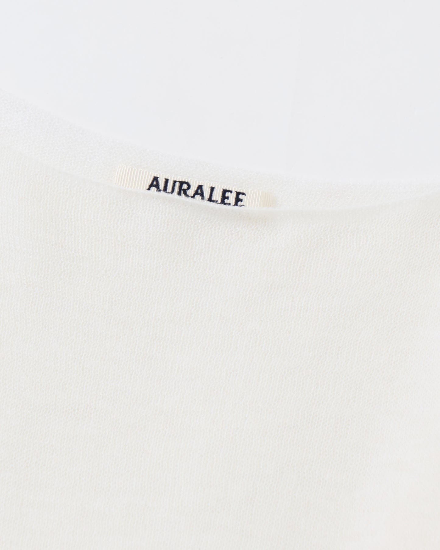 SHEER CASHMERE KNIT BOAT NECK P/O