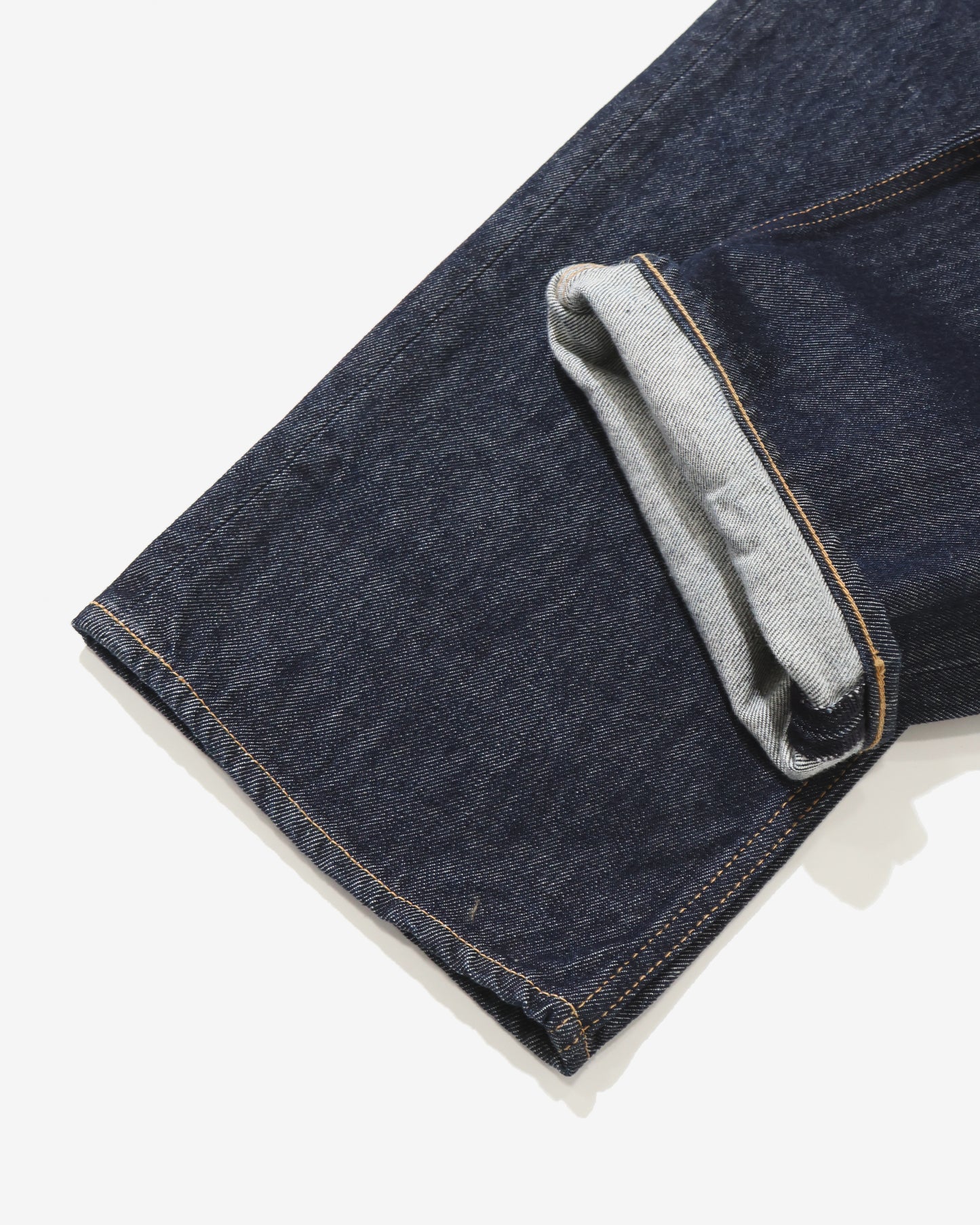 HARD TWIST DENIM WIDE PANTS INDIGO