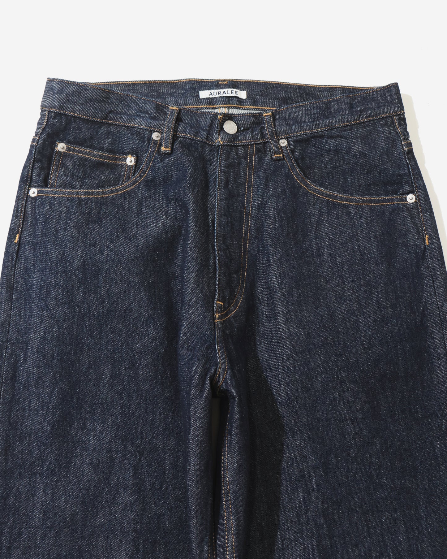 HARD TWIST DENIM WIDE PANTS INDIGO