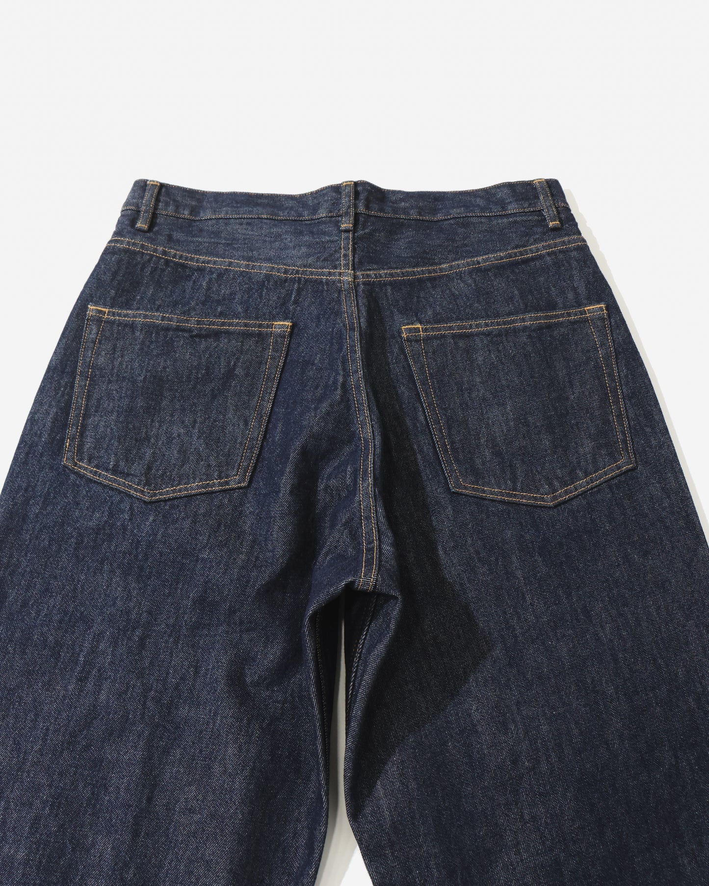 HARD TWIST DENIM WIDE PANTS INDIGO