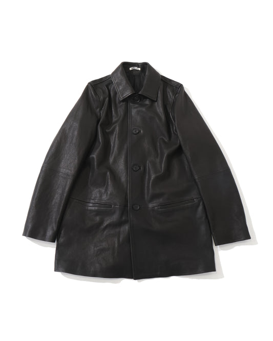 TEXTURED LAMB LEATHER BLOUSON