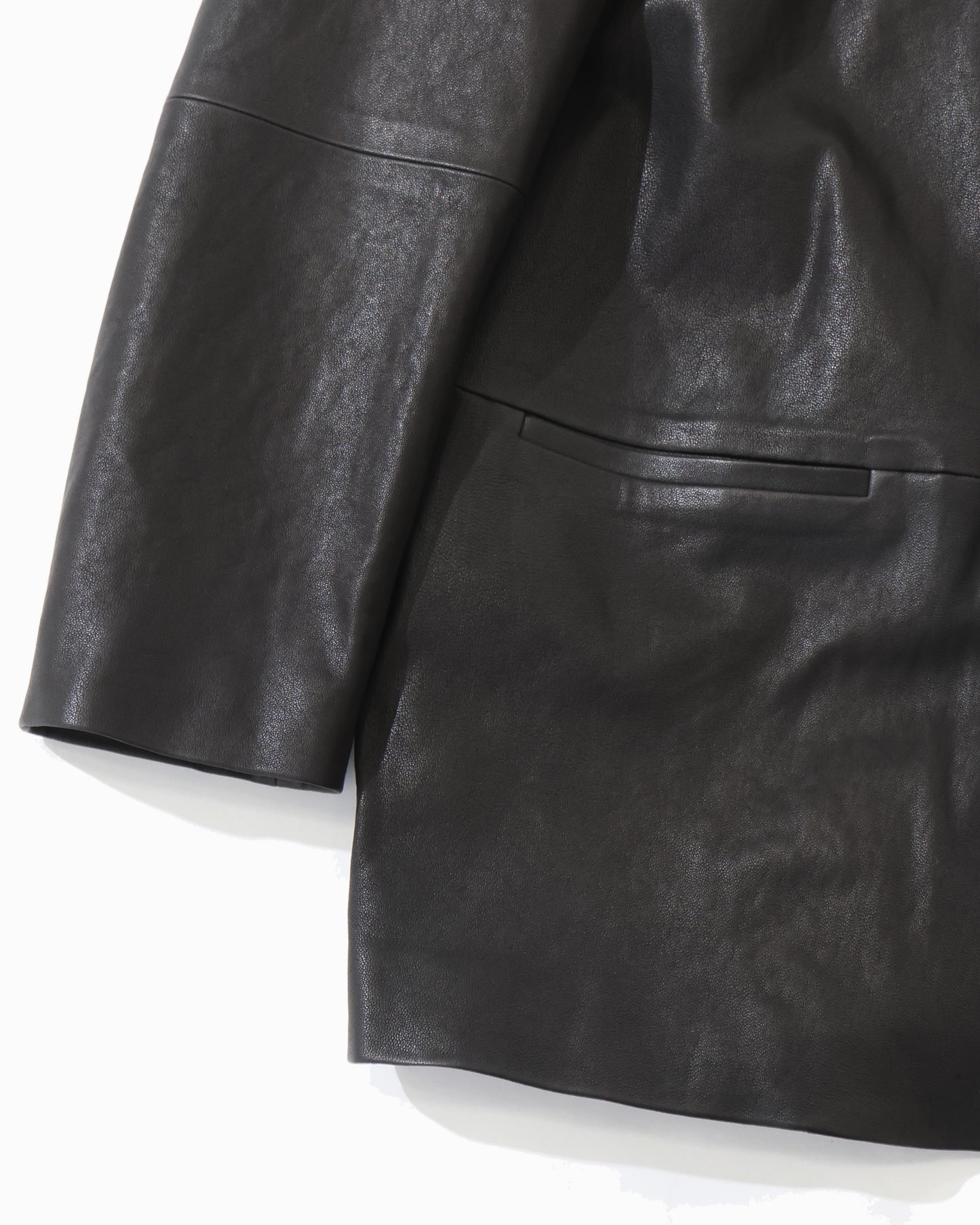 TEXTURED LAMB LEATHER BLOUSON