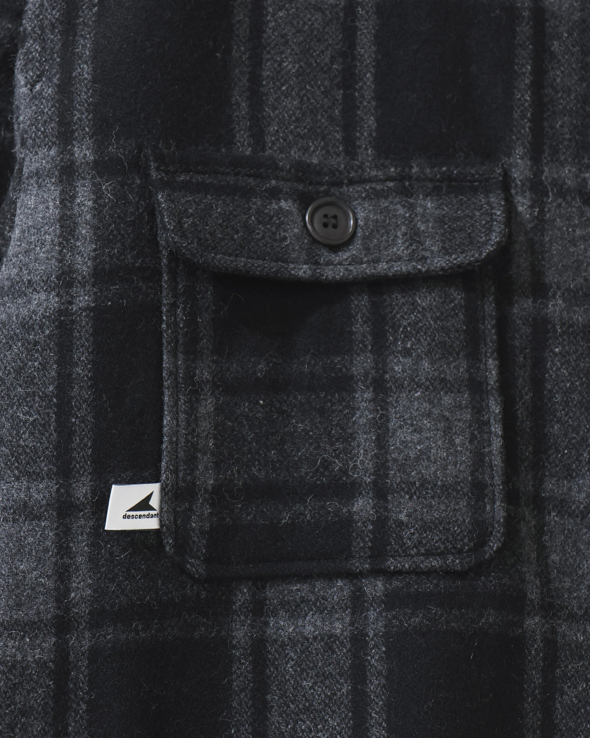 CRA 90 PLAID JACKET POST O'alls  GRAY