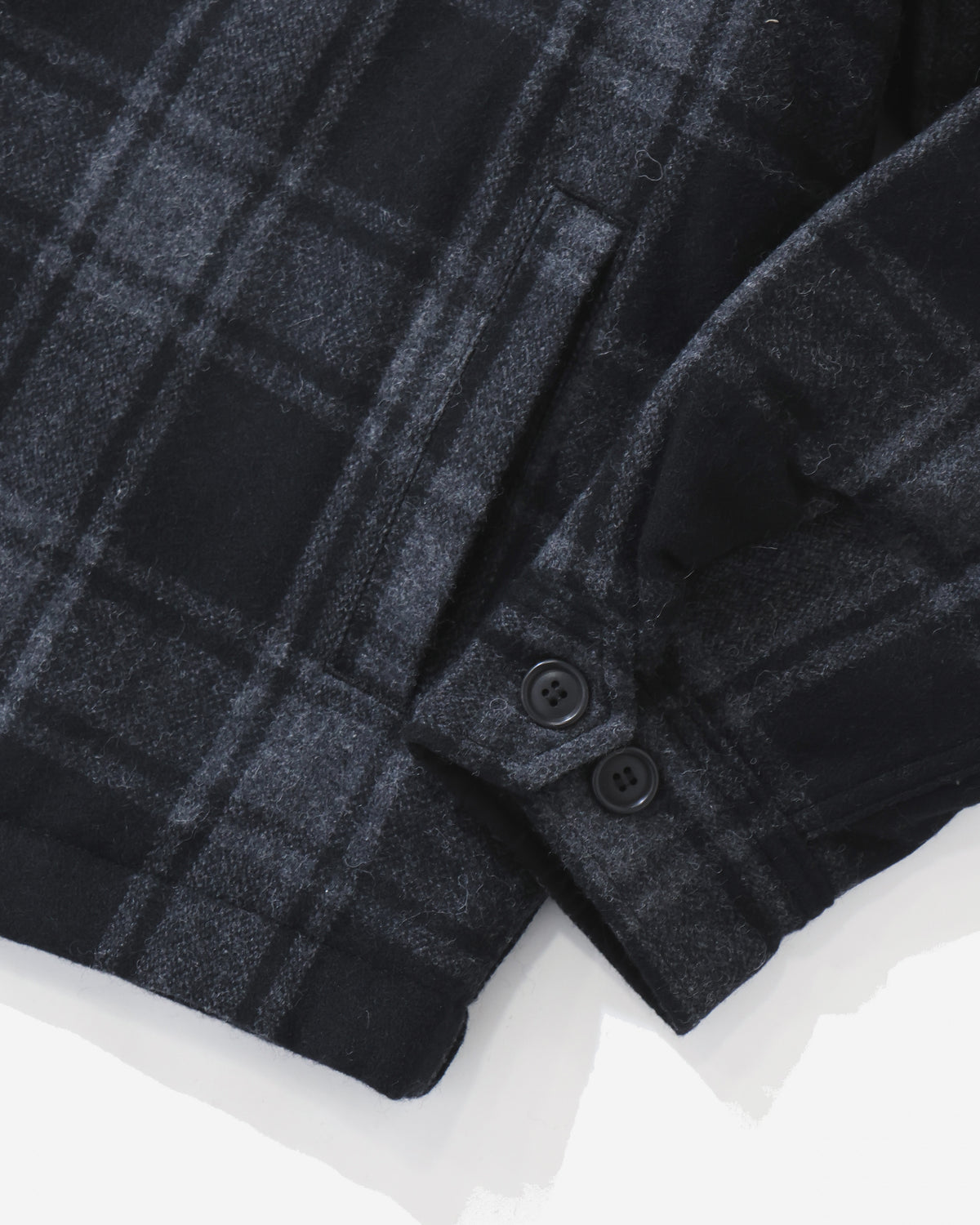 CRA 90 PLAID JACKET POST O'alls  GRAY