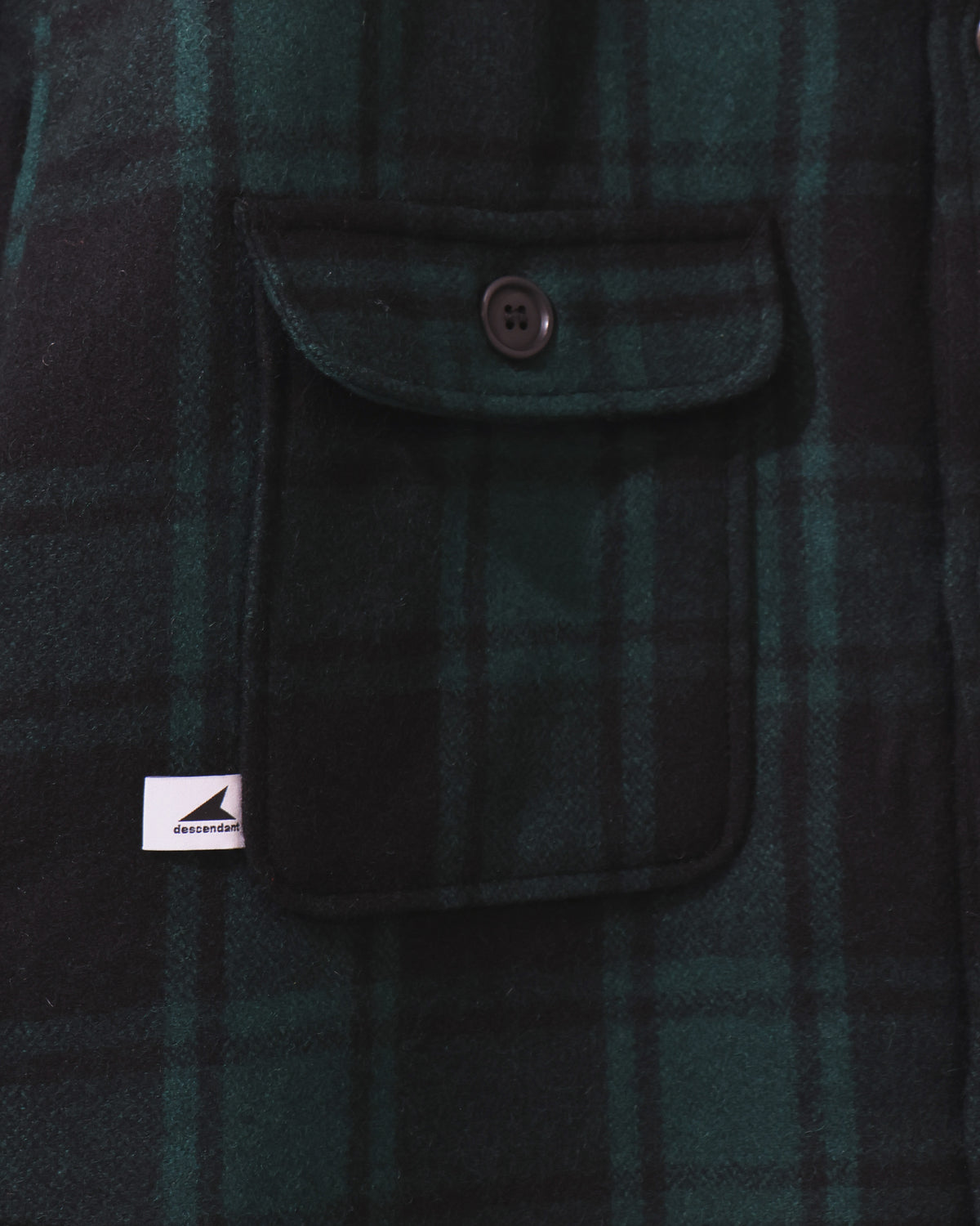 CRA 90 PLAID JACKET POST O'alls  GREEN