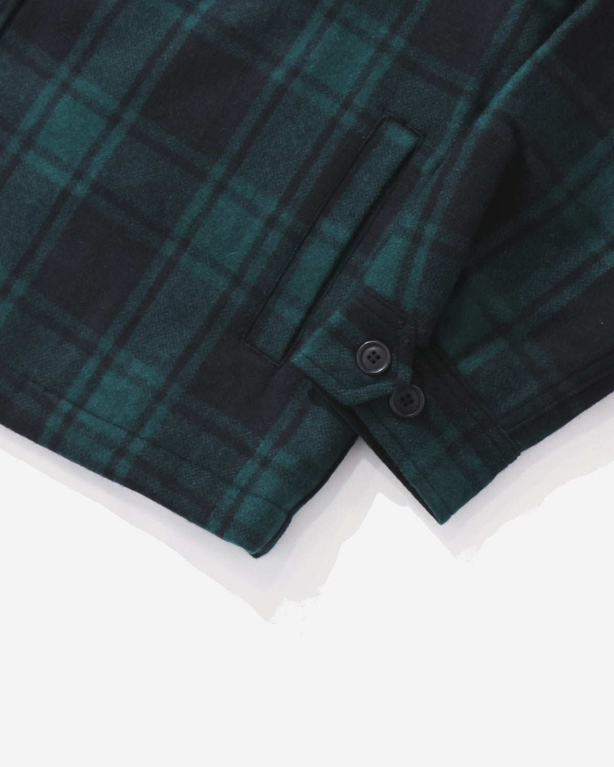 CRA 90 PLAID JACKET POST O'alls  GREEN