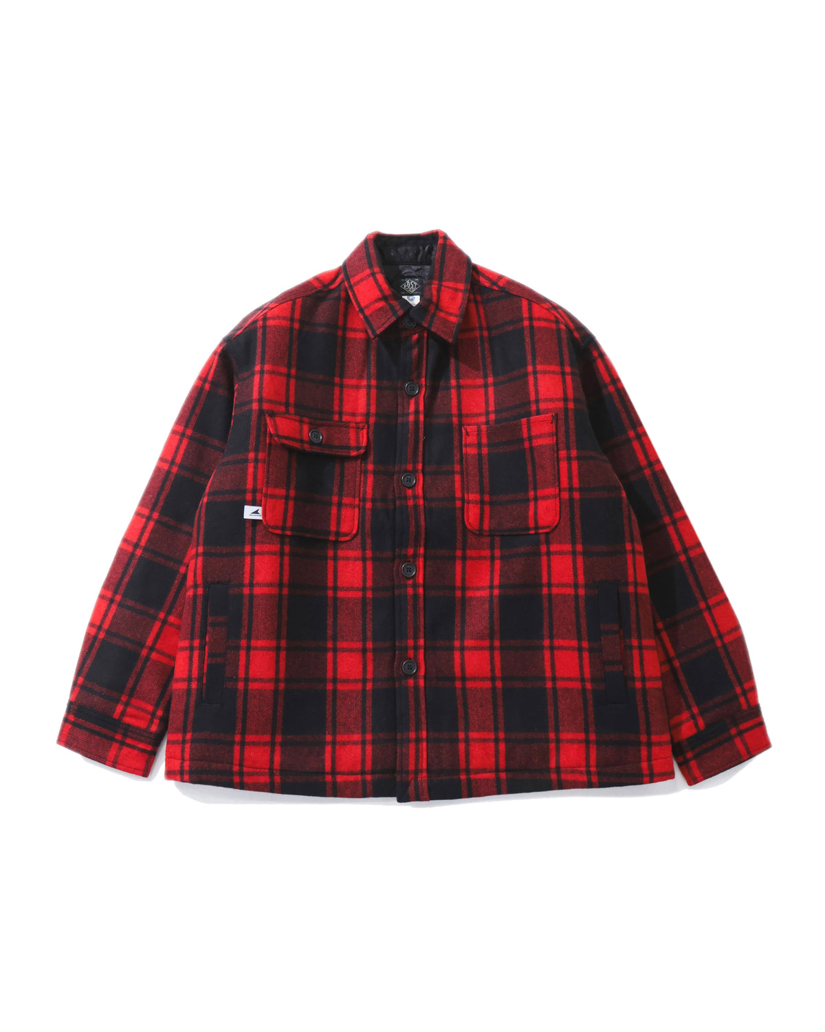 CRA 90 PLAID JACKET POST O'alls  RED