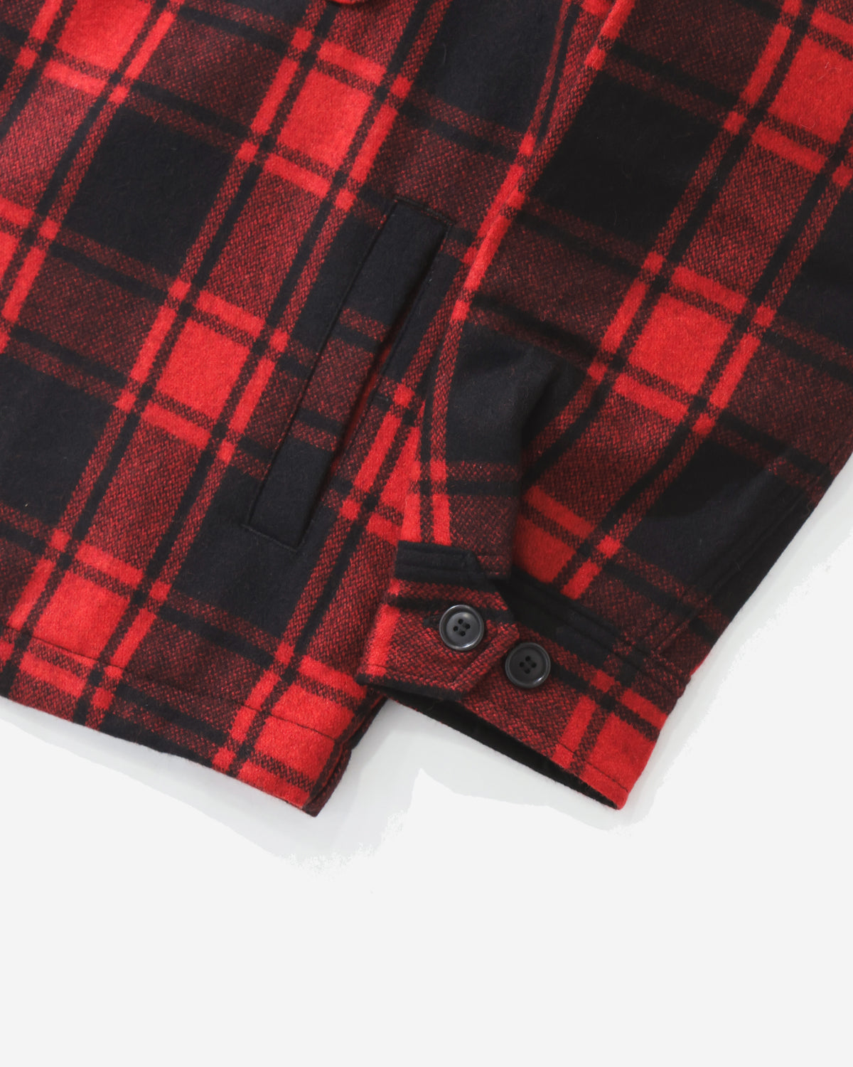 CRA 90 PLAID JACKET POST O'alls  RED