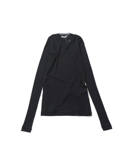 SUPER HIGH GAUGE SHEER RIB L/S TEE