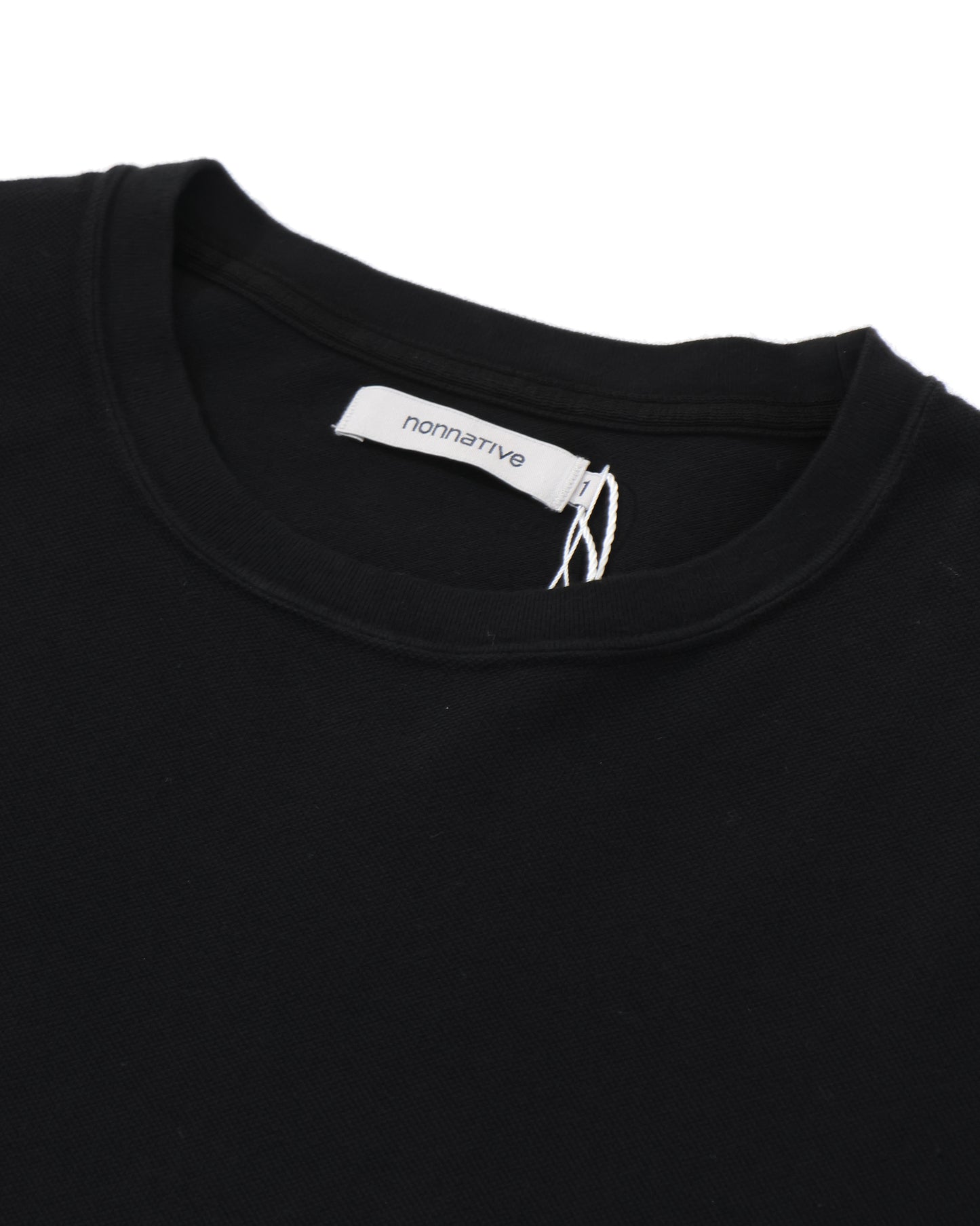 CLERK S/S T-NECK TEE COTTON PIQUE