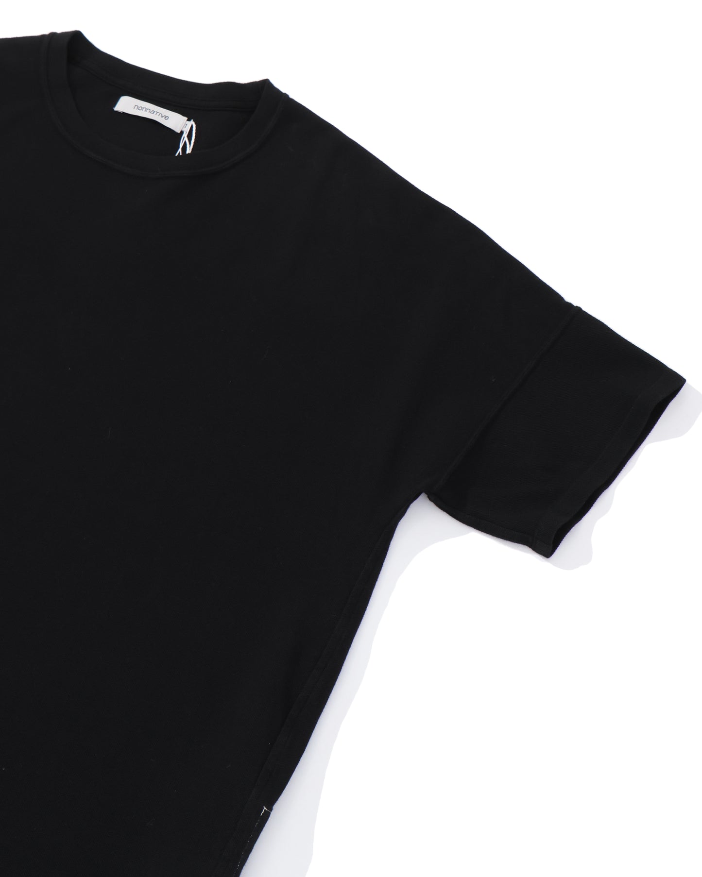 CLERK S/S T-NECK TEE COTTON PIQUE