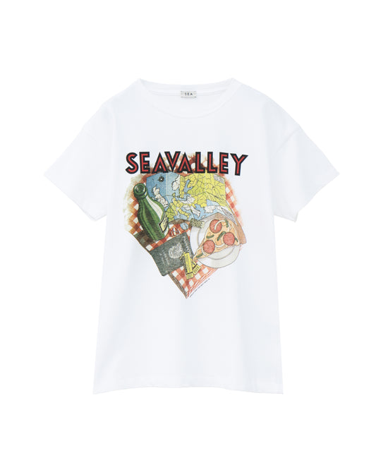GRAPHIC TEE(SEAVALLEY PIZZA SHOP TEE)