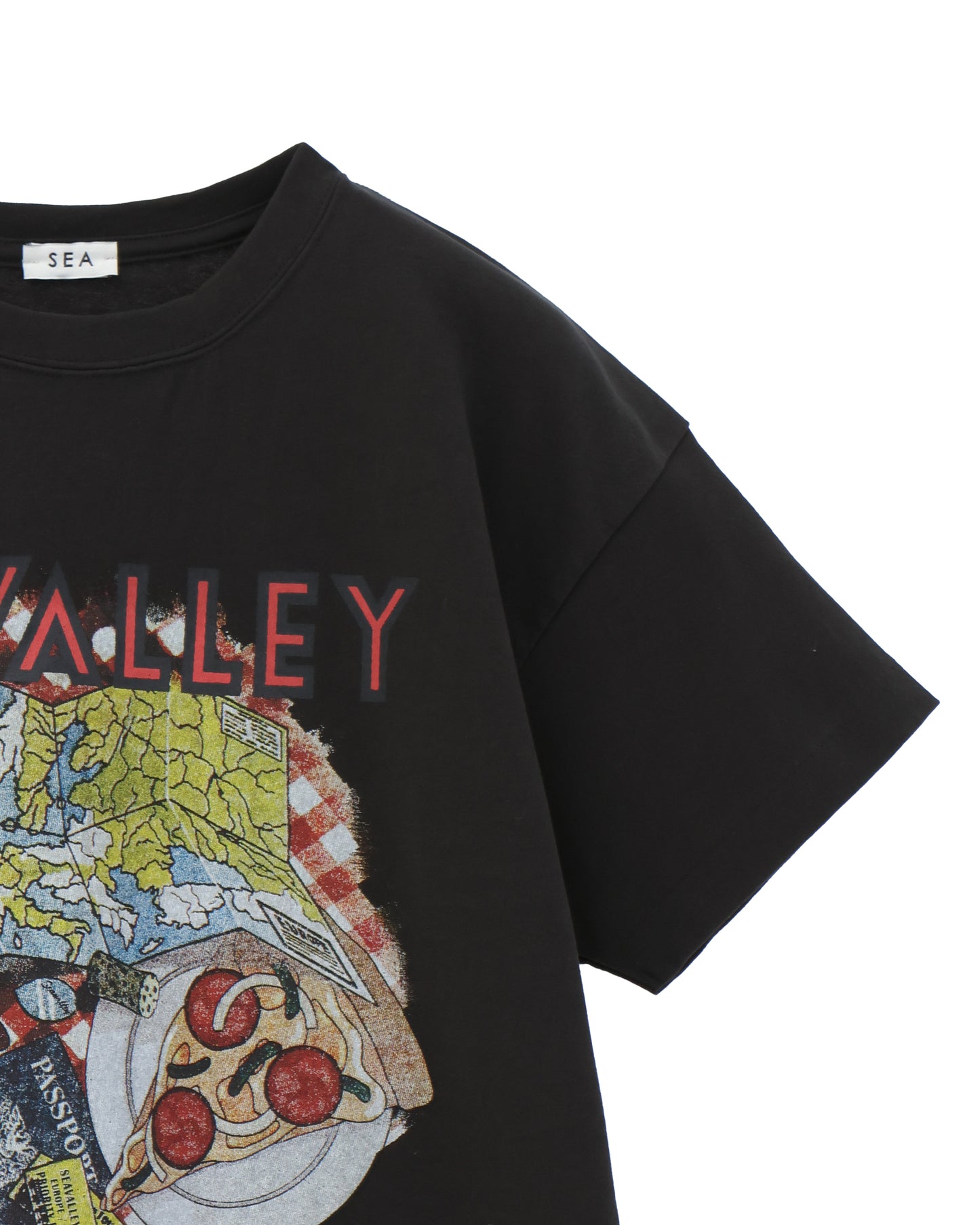 GRAPHIC TEE(SEAVALLEY PIZZA SHOP TEE)