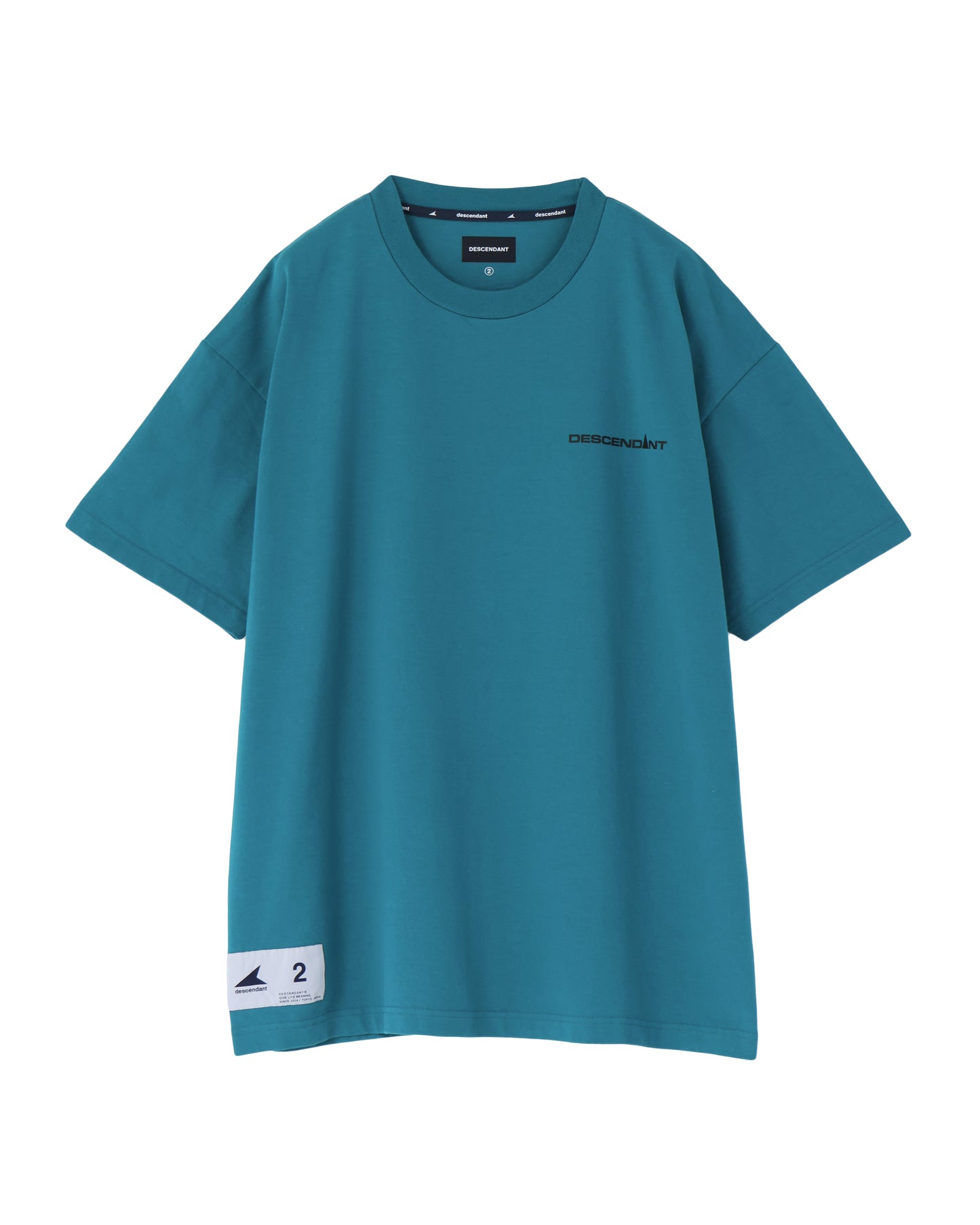 ENVIRONMENT ORGANIC COTTON SS  TEAL