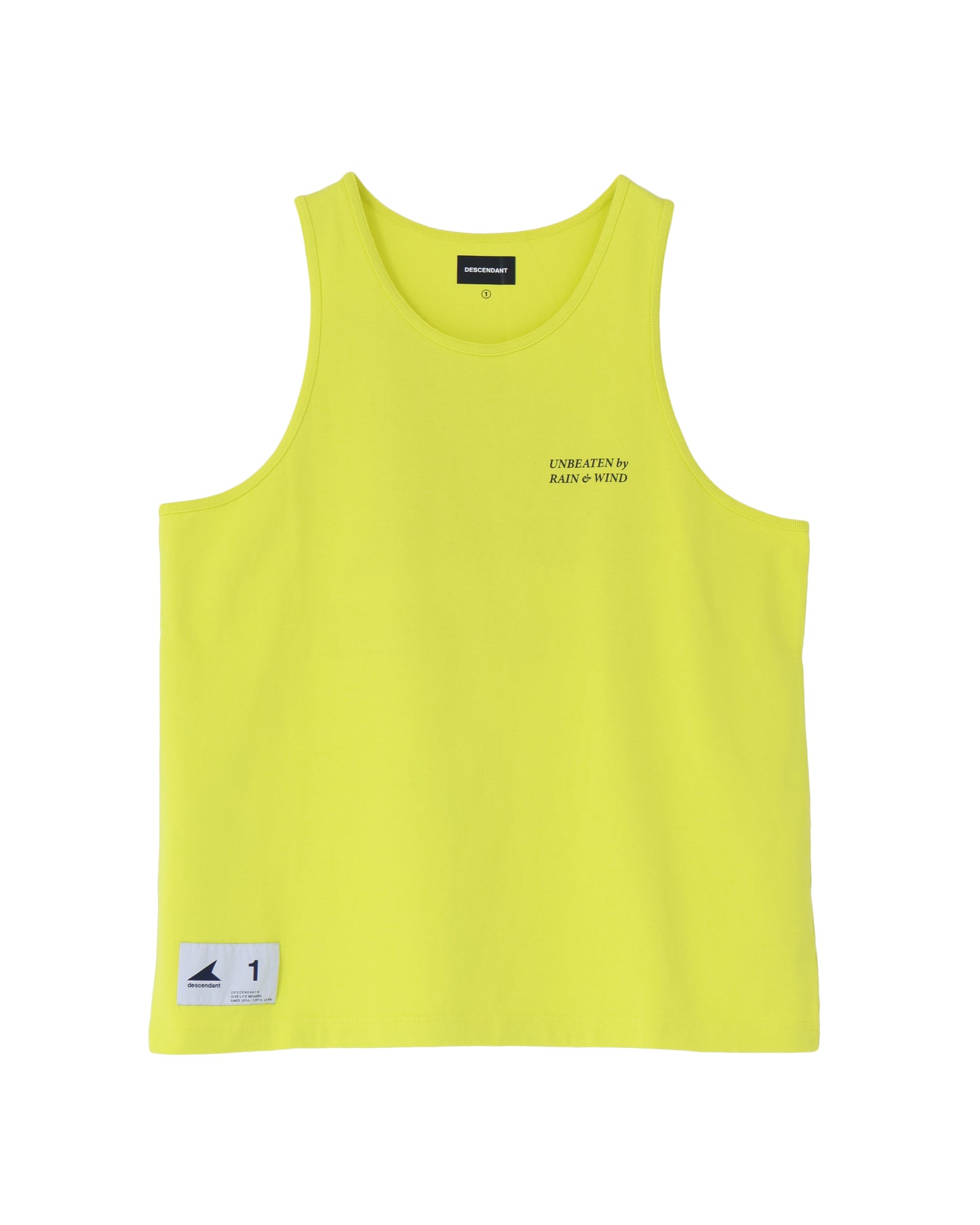 GENNAKER ORGANIC COTTON TANK TOP  YELLOW