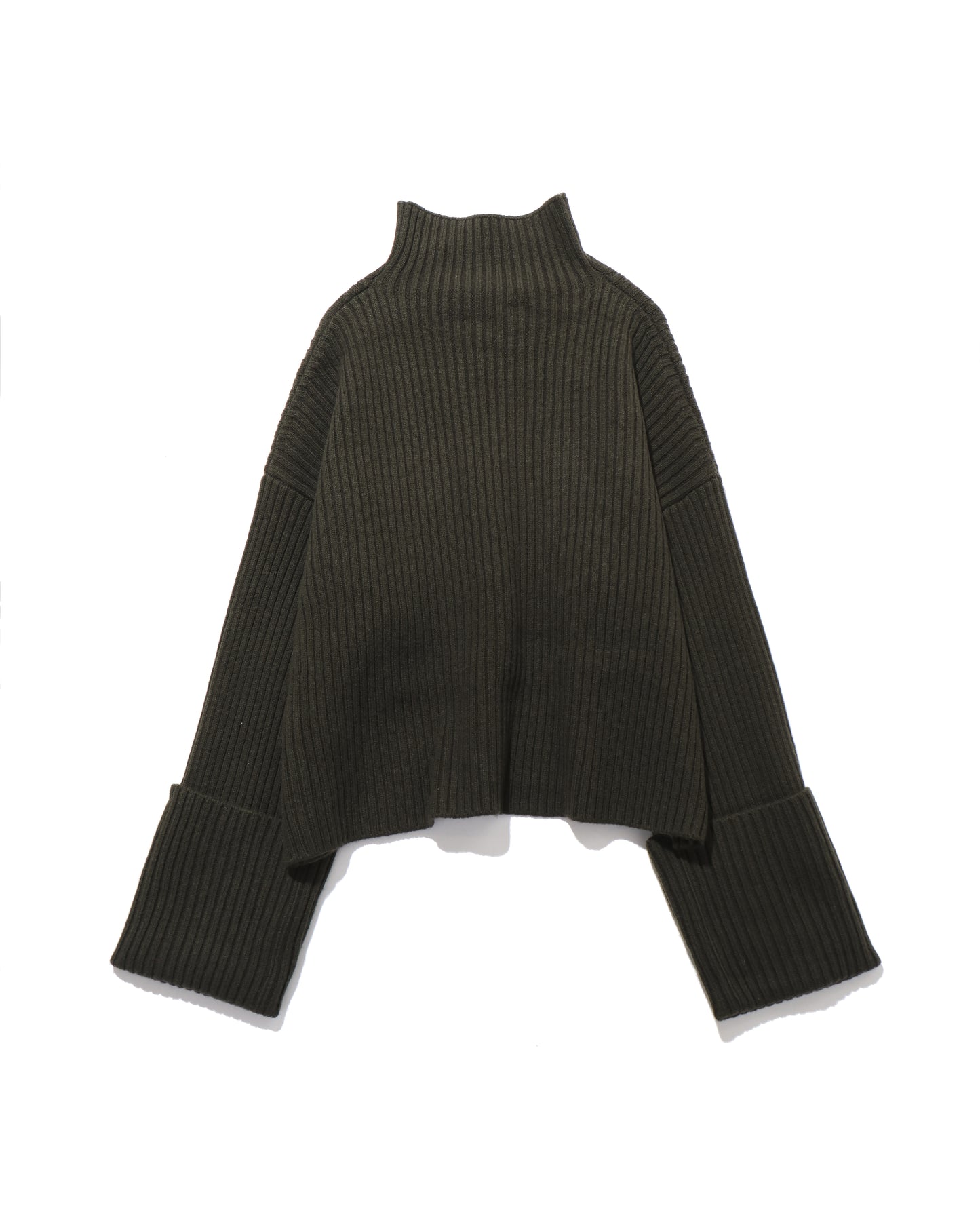 BOILED LAMBWOOL RIB TOP