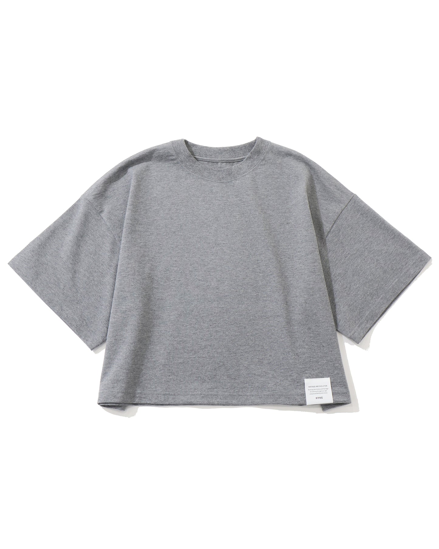 CROPPED SHORT-SLV TEE / BIG FIT(6.5OZ) 12438