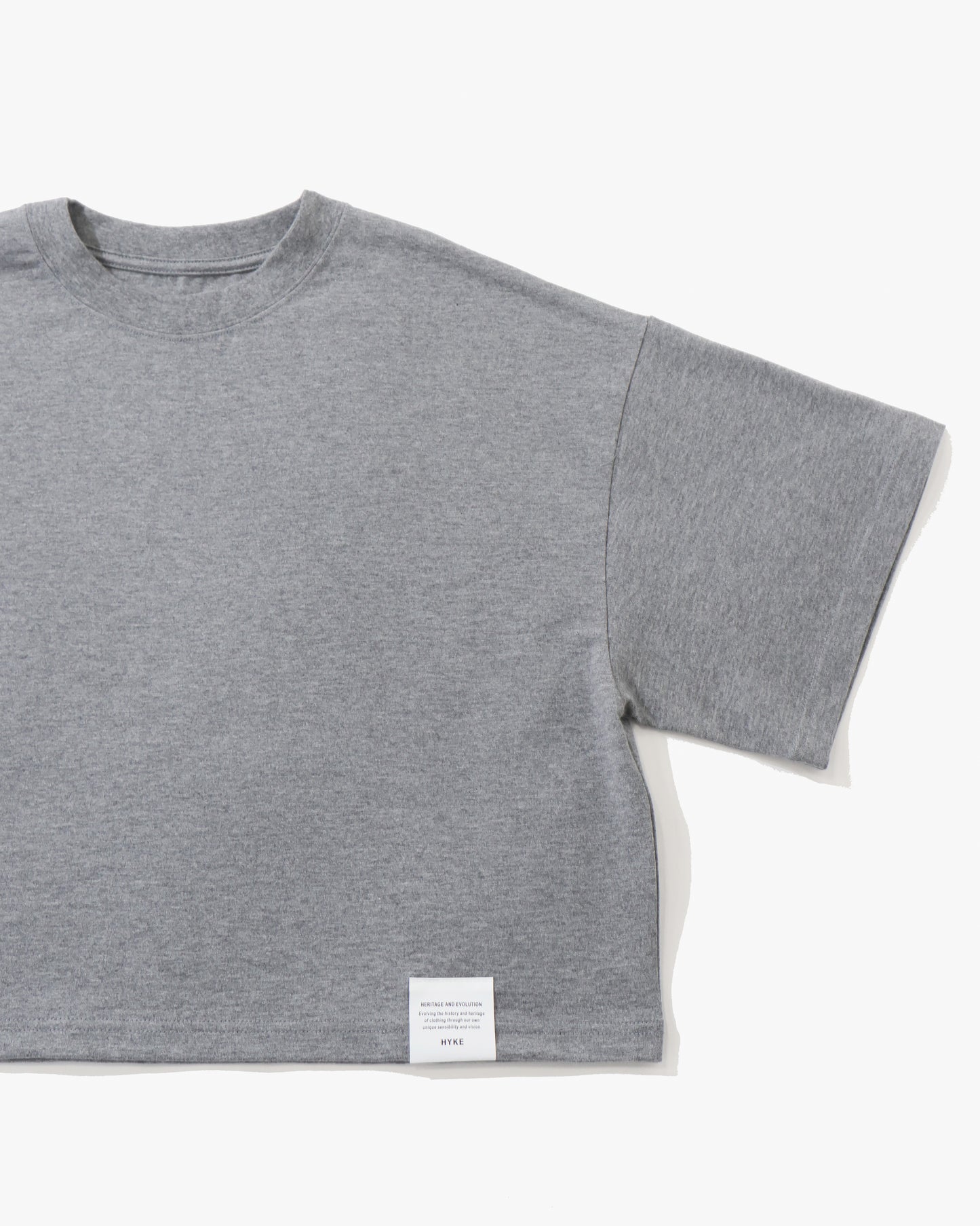 CROPPED SHORT-SLV TEE / BIG FIT(6.5OZ) 12438