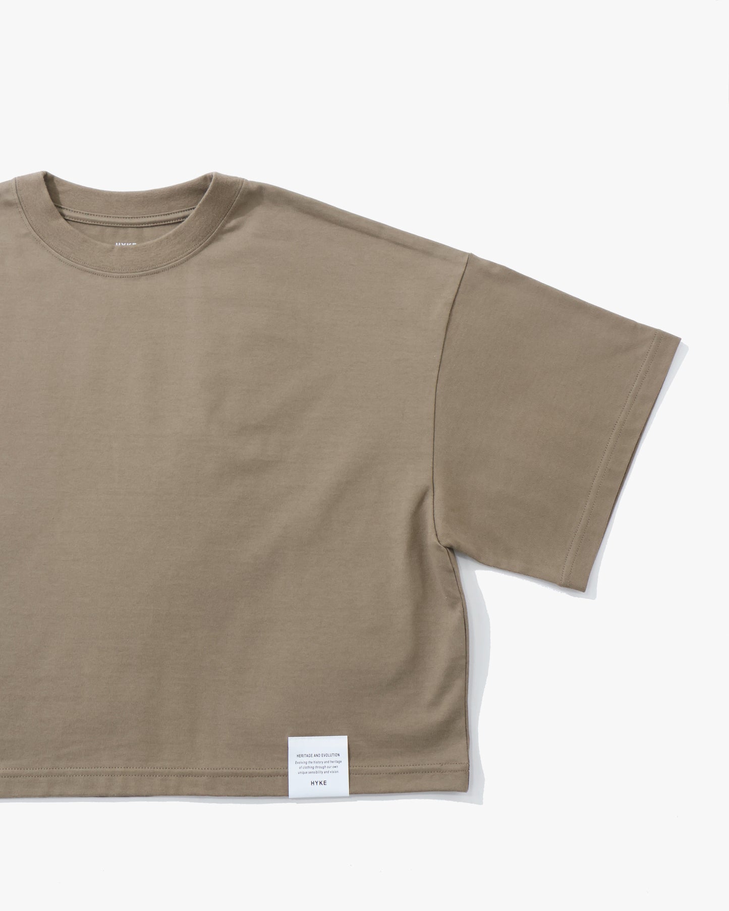 CROPPED SHORT-SLV TEE / BIG FIT(6.5OZ) 12438
