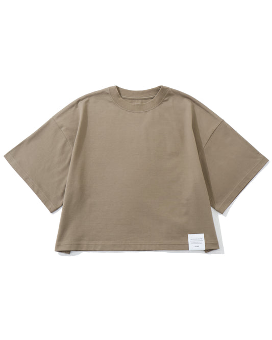 CROPPED SHORT-SLV TEE / BIG FIT(6.5OZ) 12438
