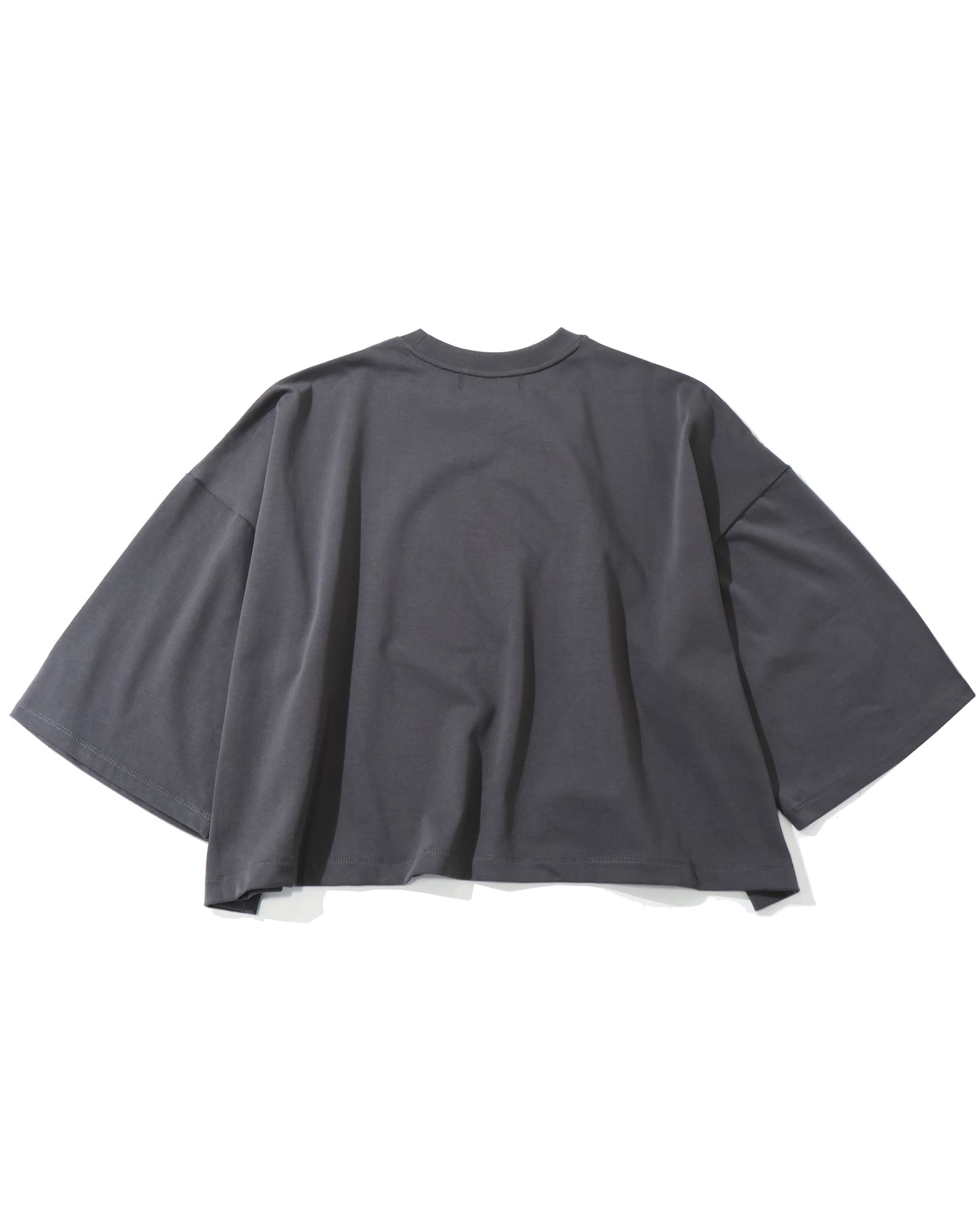 H.DENSITY COTTON CROPPED LOGO TOP
