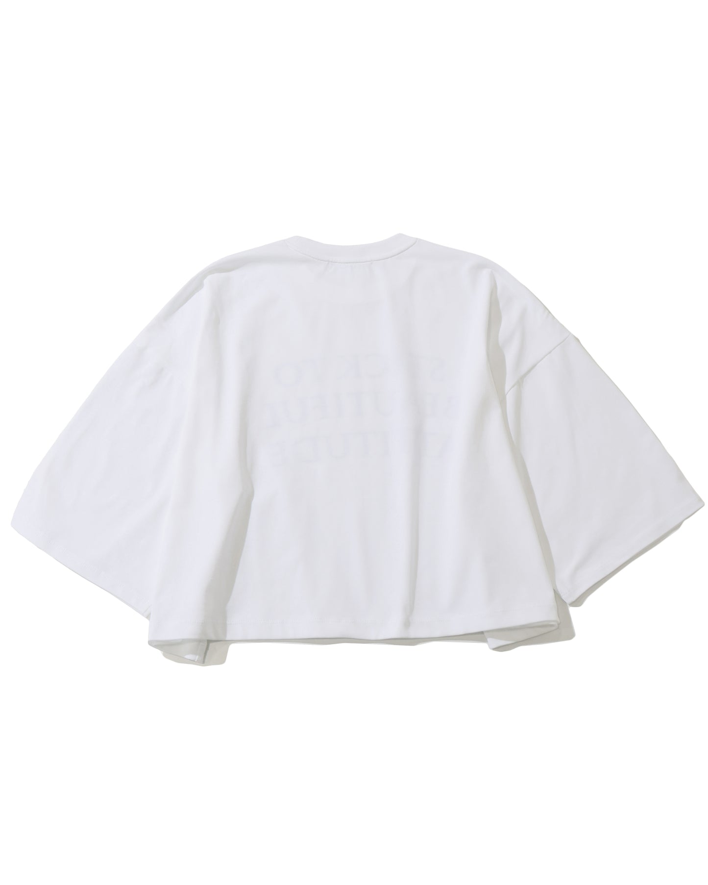 H.DENSITY COTTON CROPPED LOGO TOP
