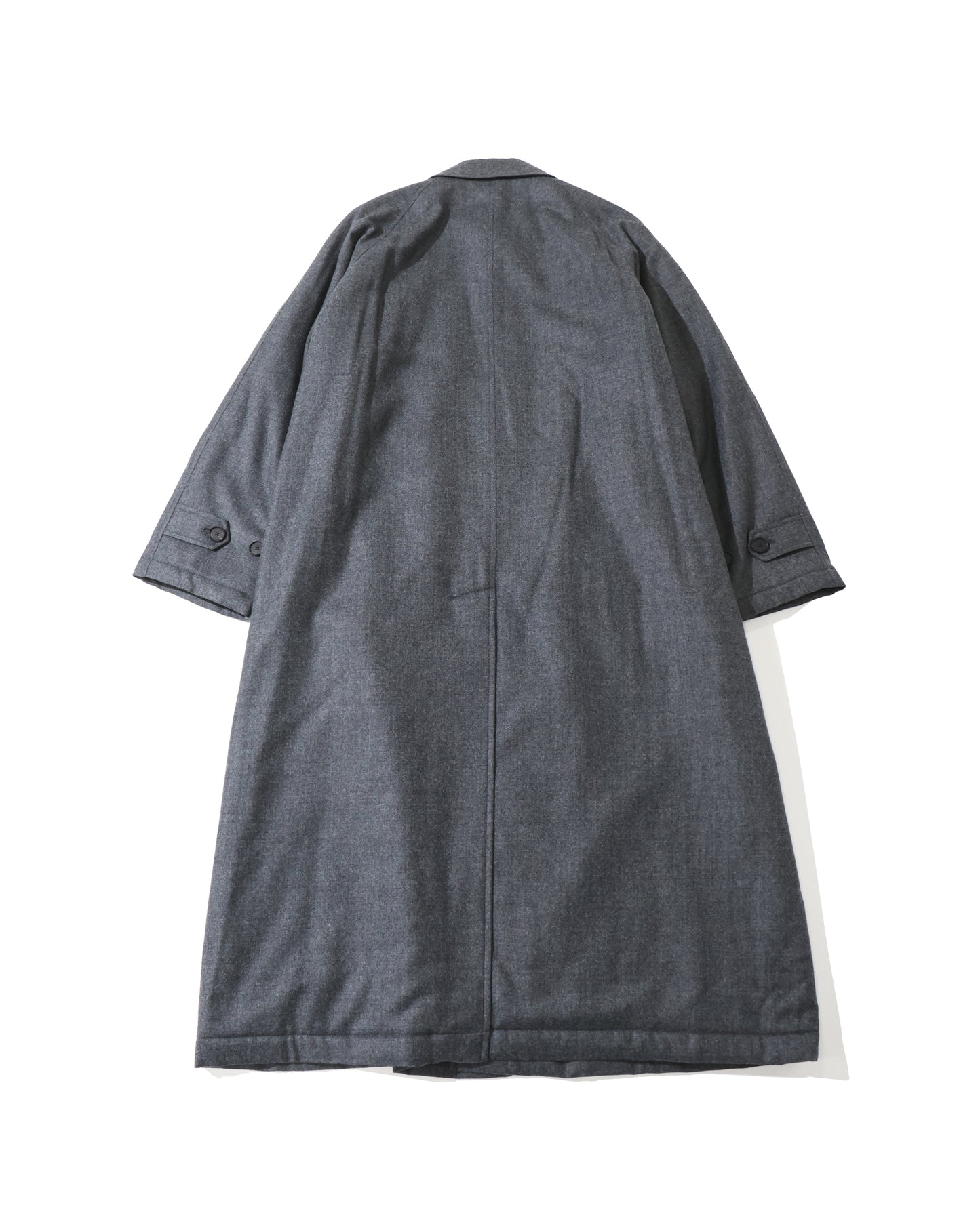 SUPER LIGHT WOOL PADDED COAT TOP CHARCOAL