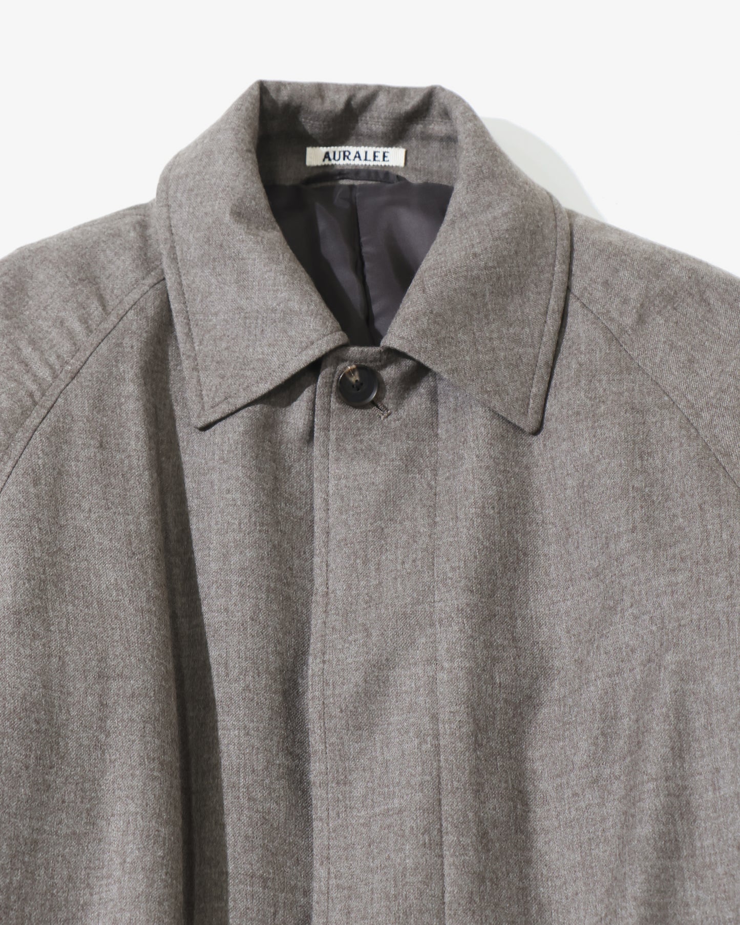 SUPER LIGHT WOOL PADDED COAT TOP BROWN
