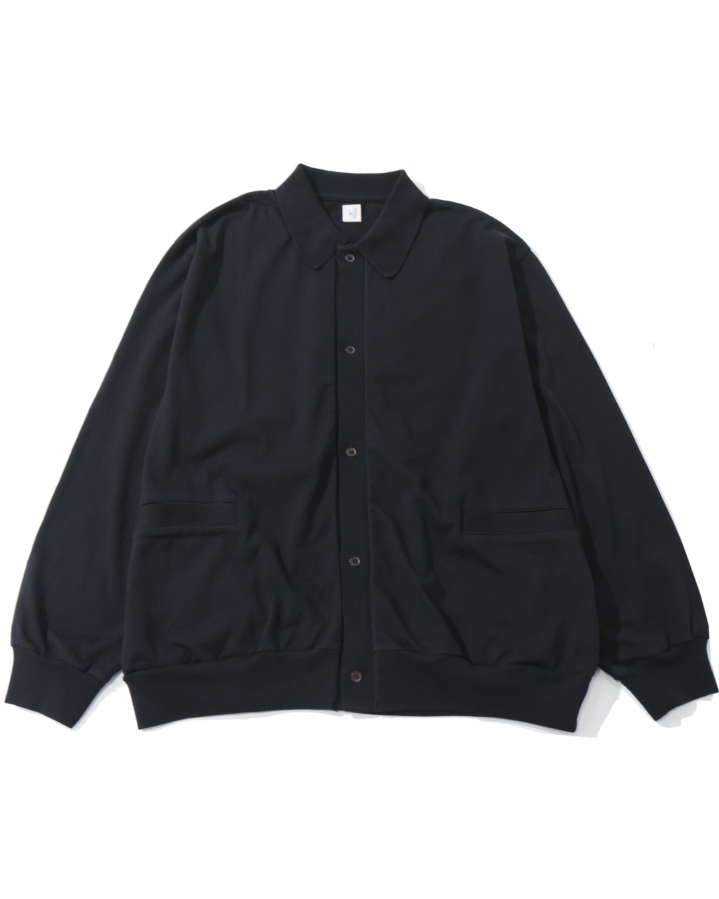 Classic Collared Cardigan Black