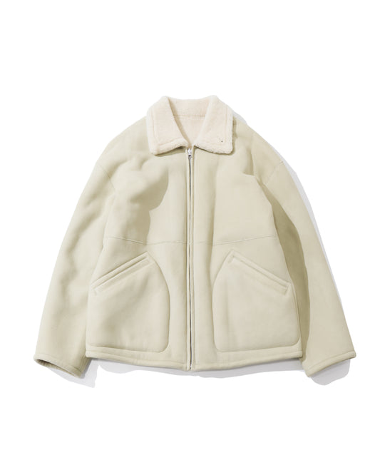 MERINO MOUTON ZIP BLOUSON