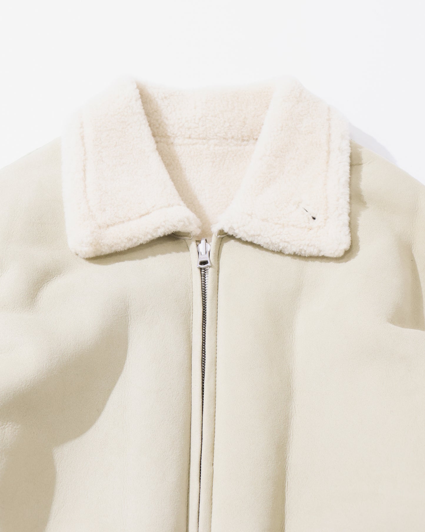 MERINO MOUTON ZIP BLOUSON