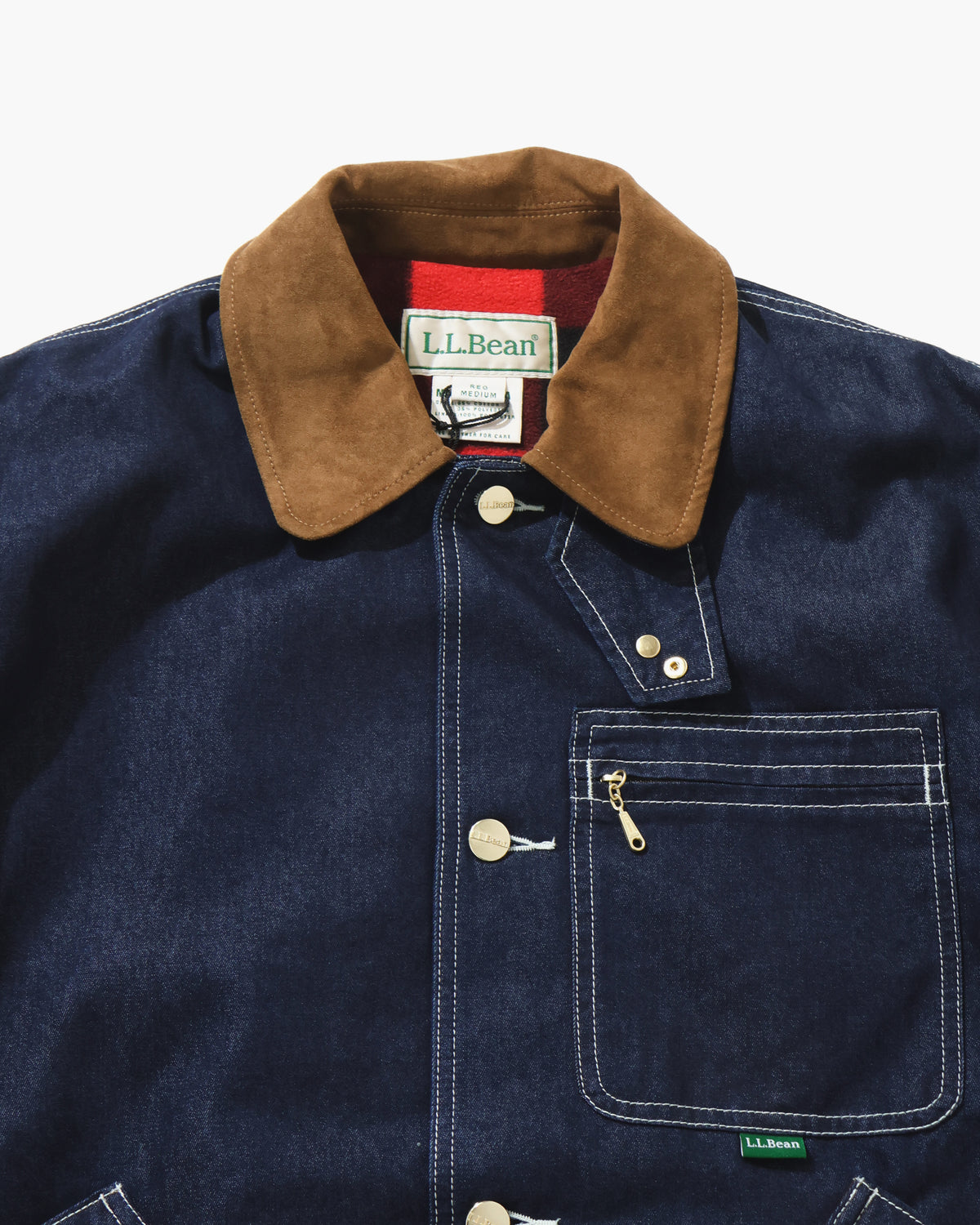 Bean’s Field Coat Fleece Lined Indigo