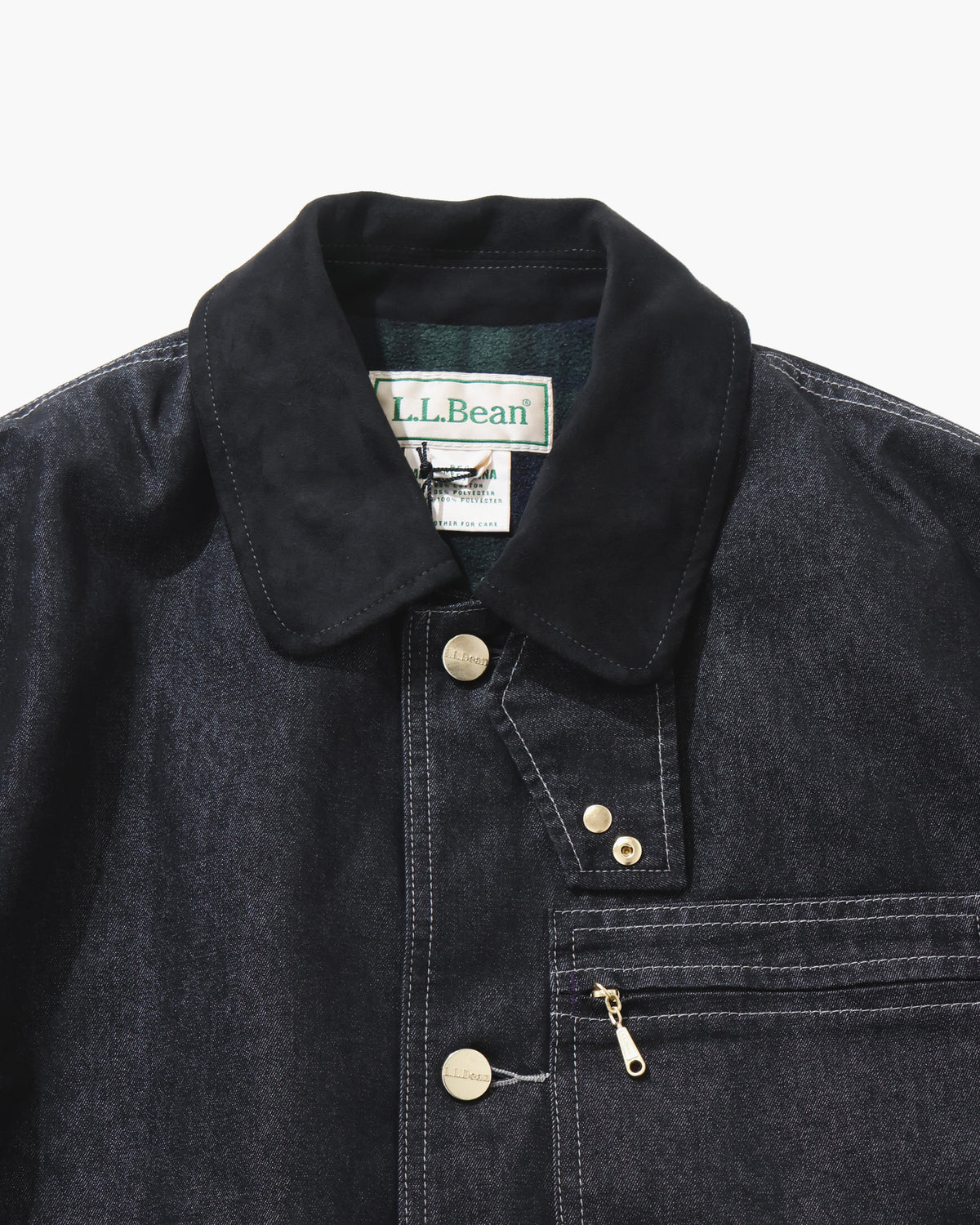 Bean’s Field Coat Fleece Lined Indigo