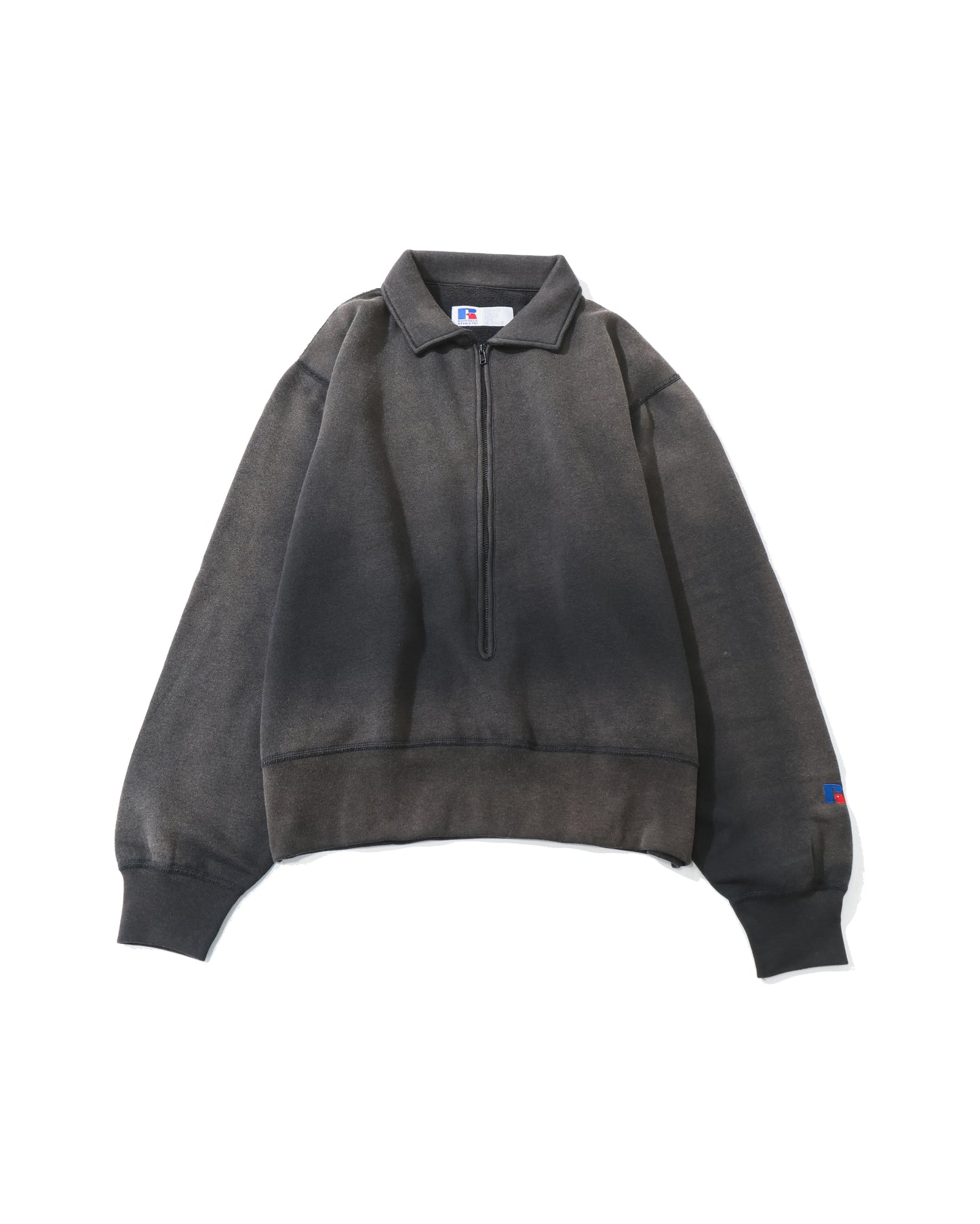 RUSSELL OVER HALF ZIP SWEAT