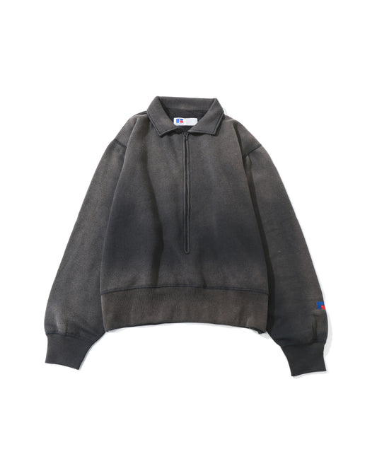 RUSSELL OVER HALF ZIP SWEAT