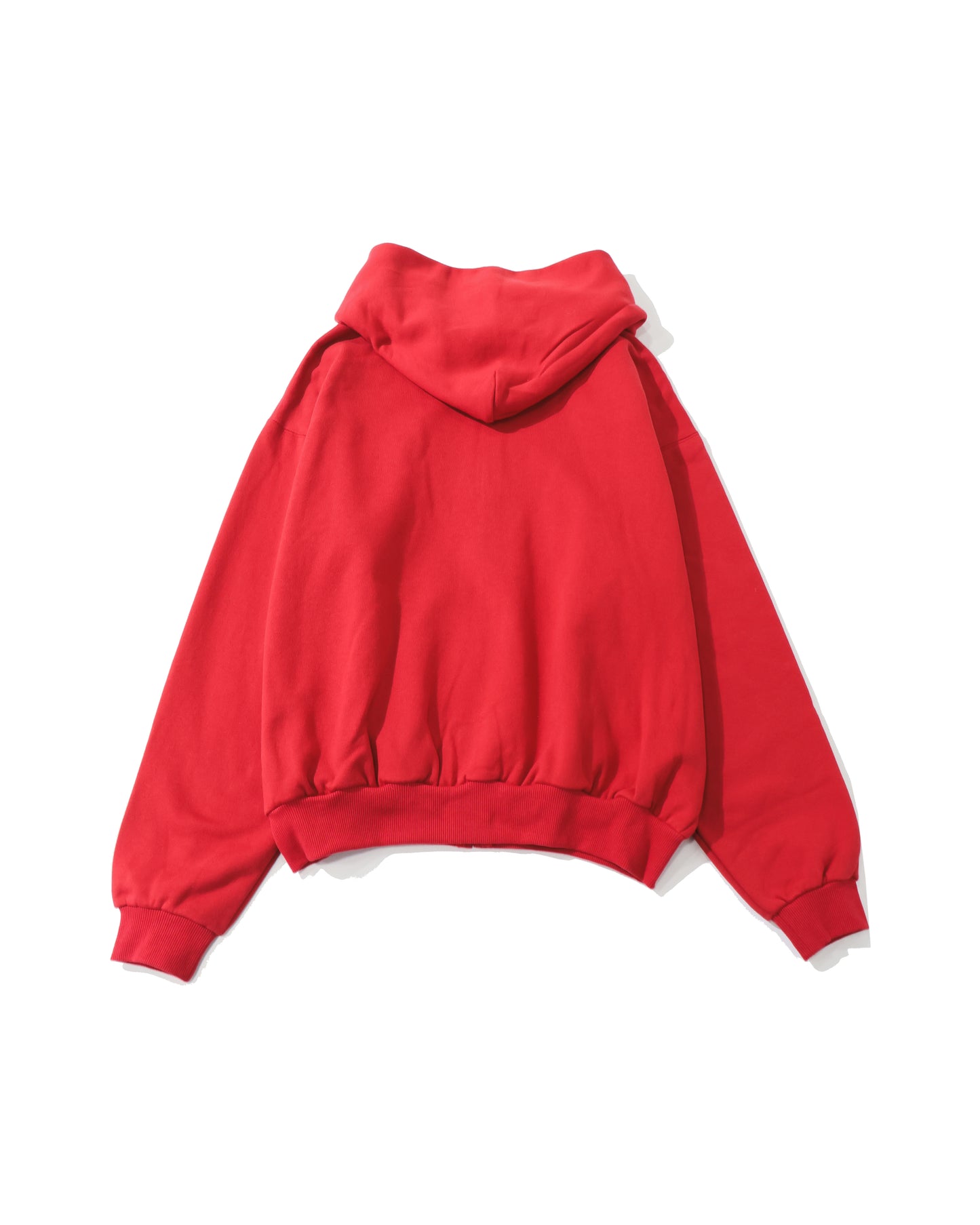 WHITE ZIP HOODIE