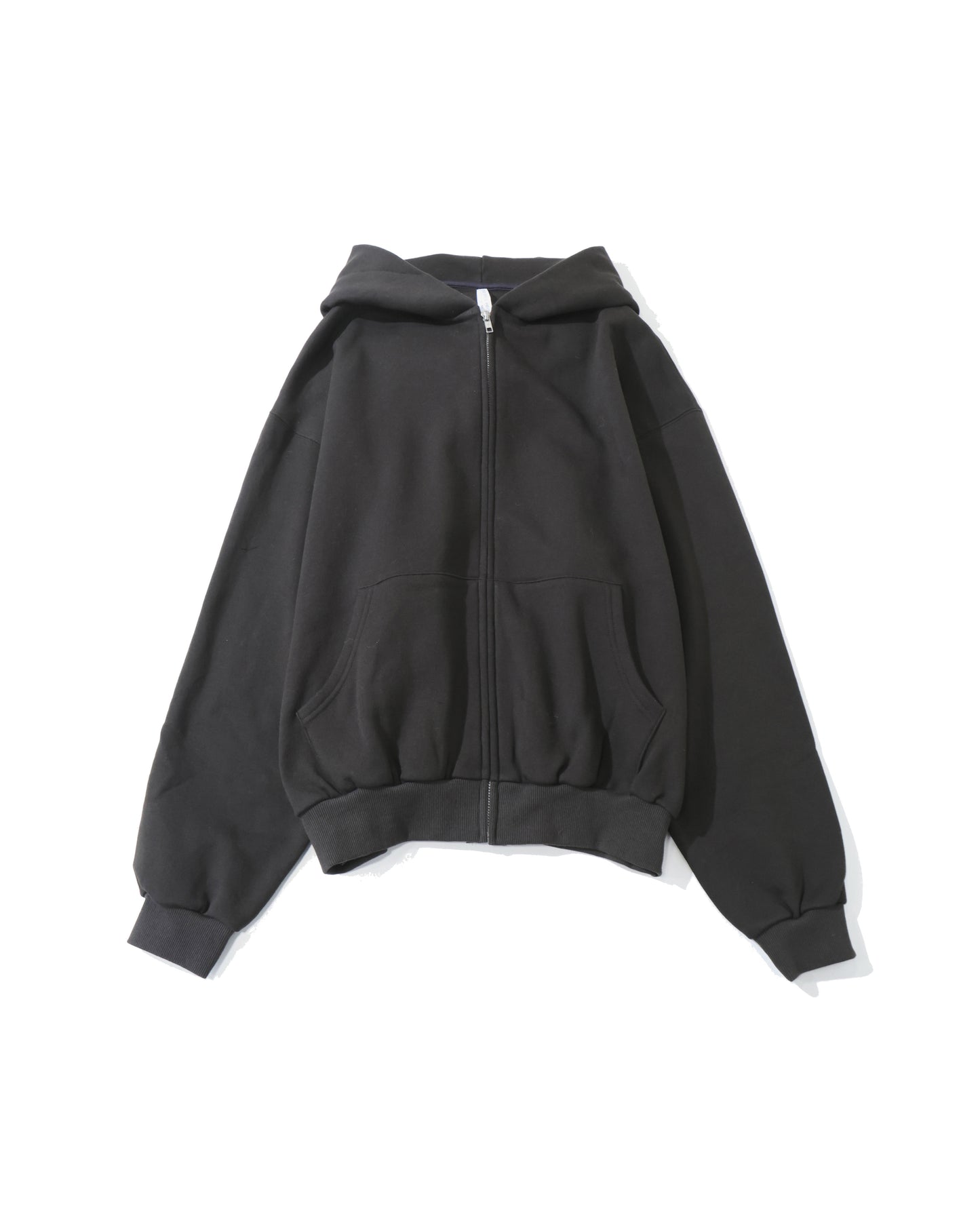 WHITE ZIP HOODIE