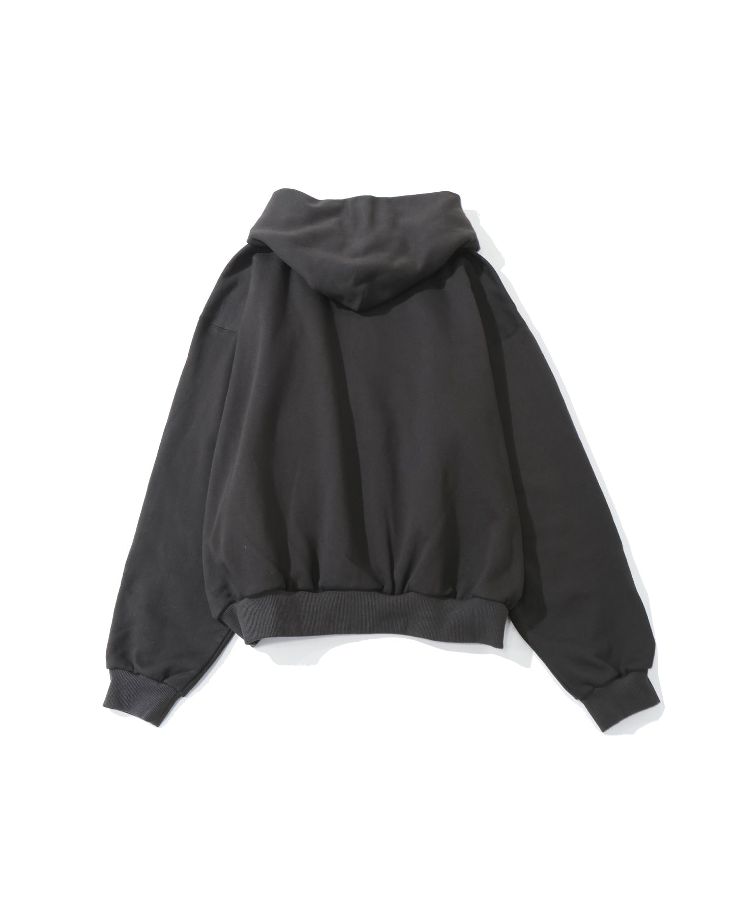 WHITE ZIP HOODIE