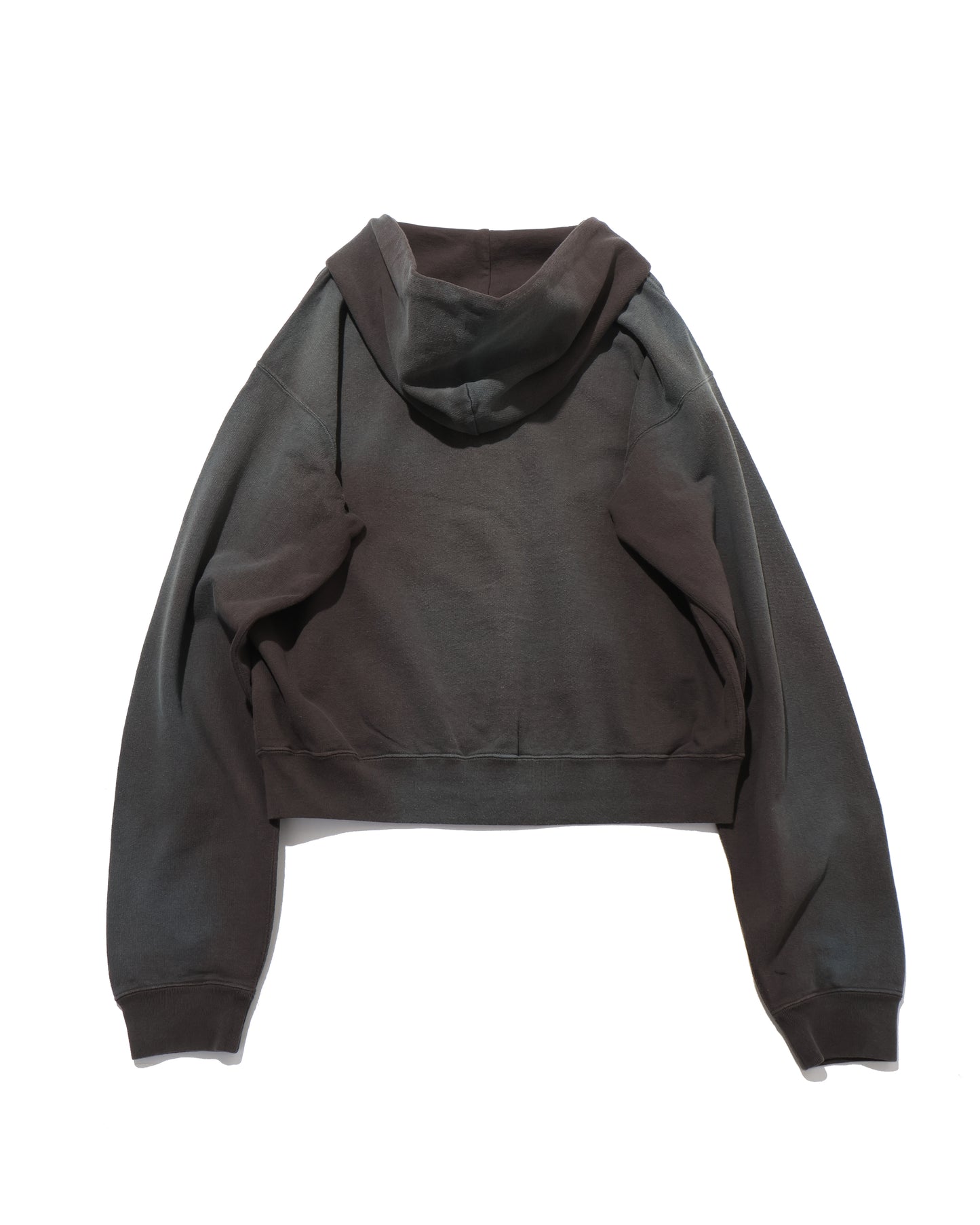 PRODUCT DYED PIMA LIGHT SWEAT ZIP PARKA INK BLACK