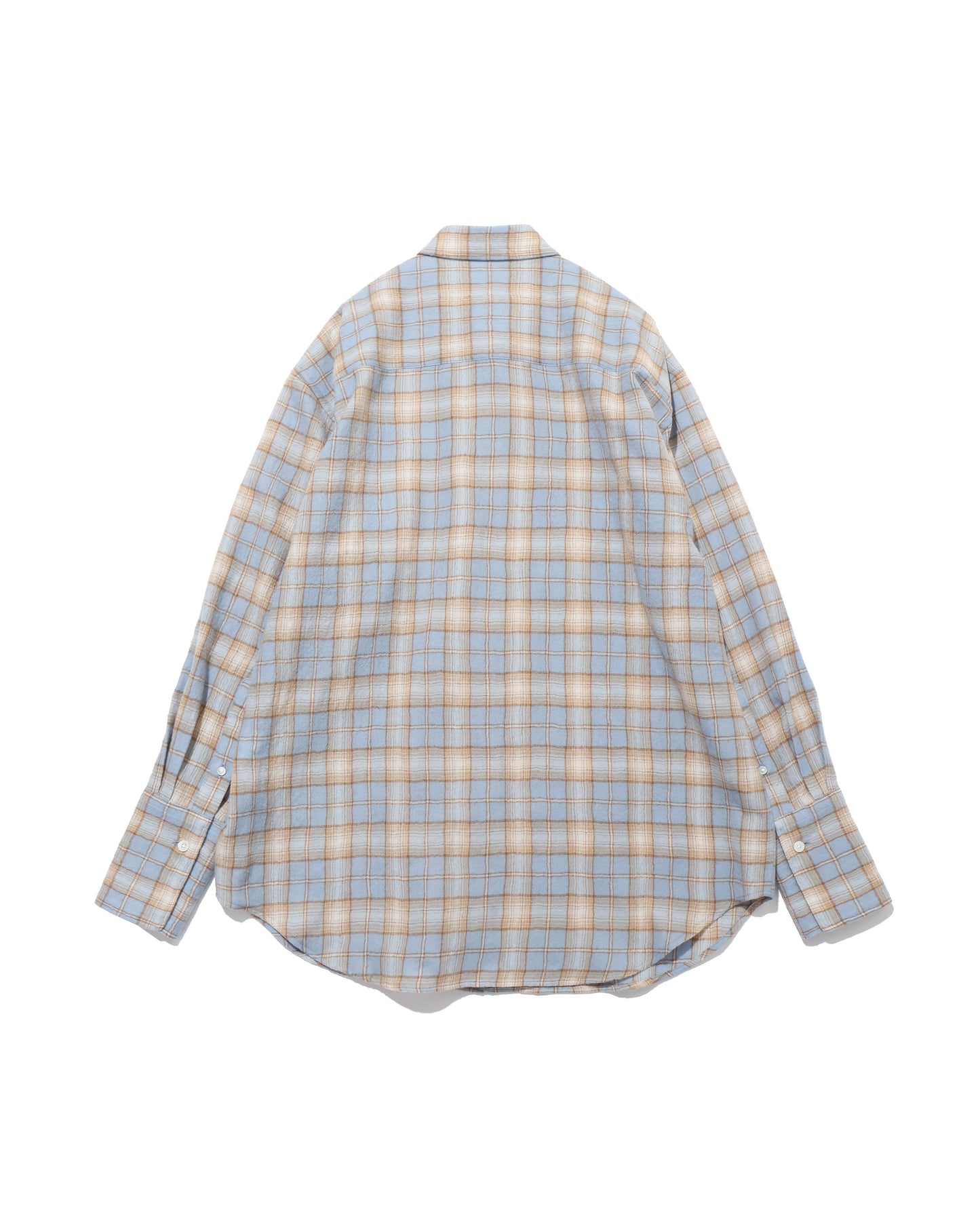 AIRY WOOL CHECK SHIRT