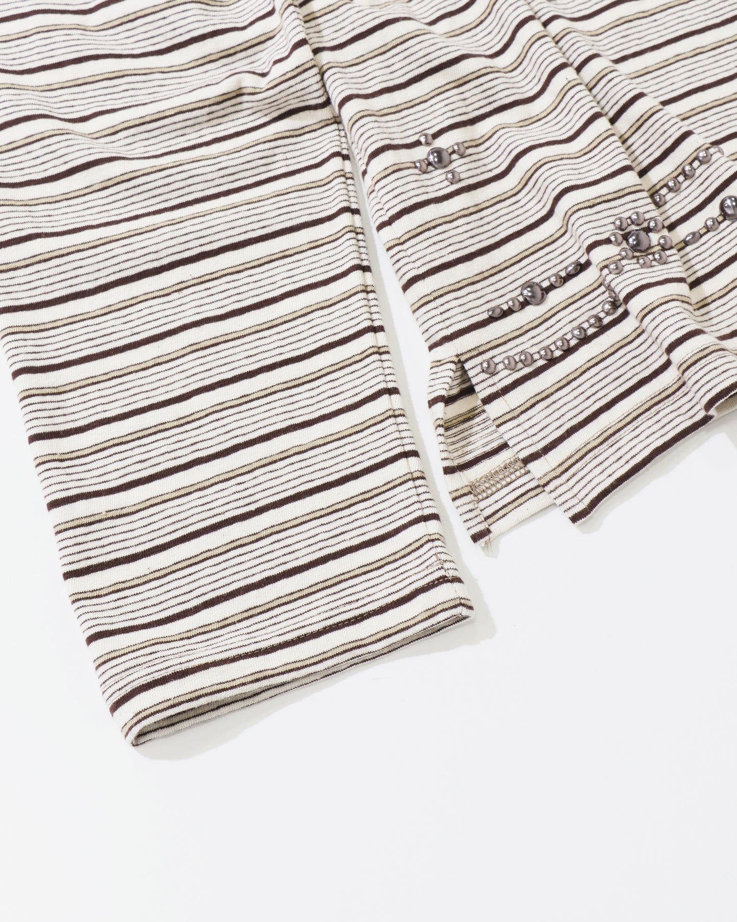 "Charles" Studs Border Polo Knit