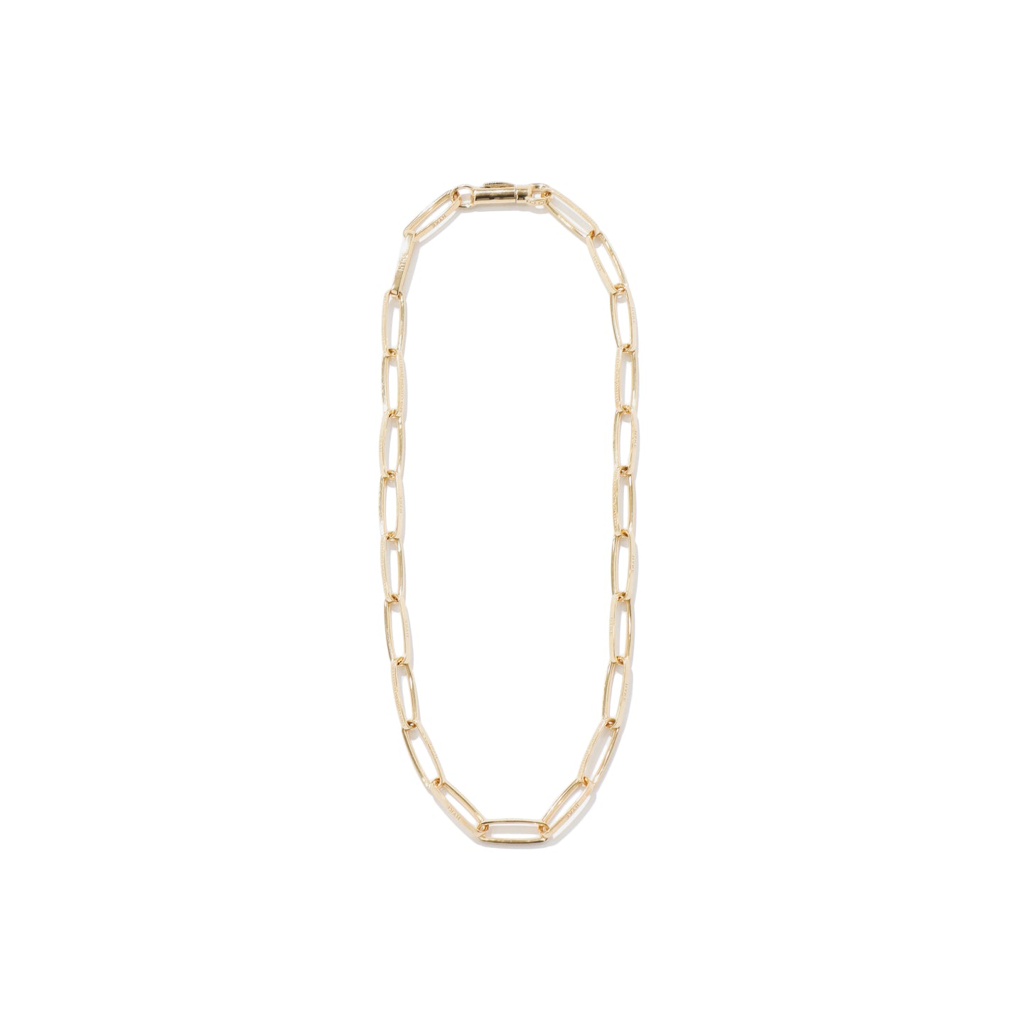 HALF ROUND CHAIN NECKLACE 19377