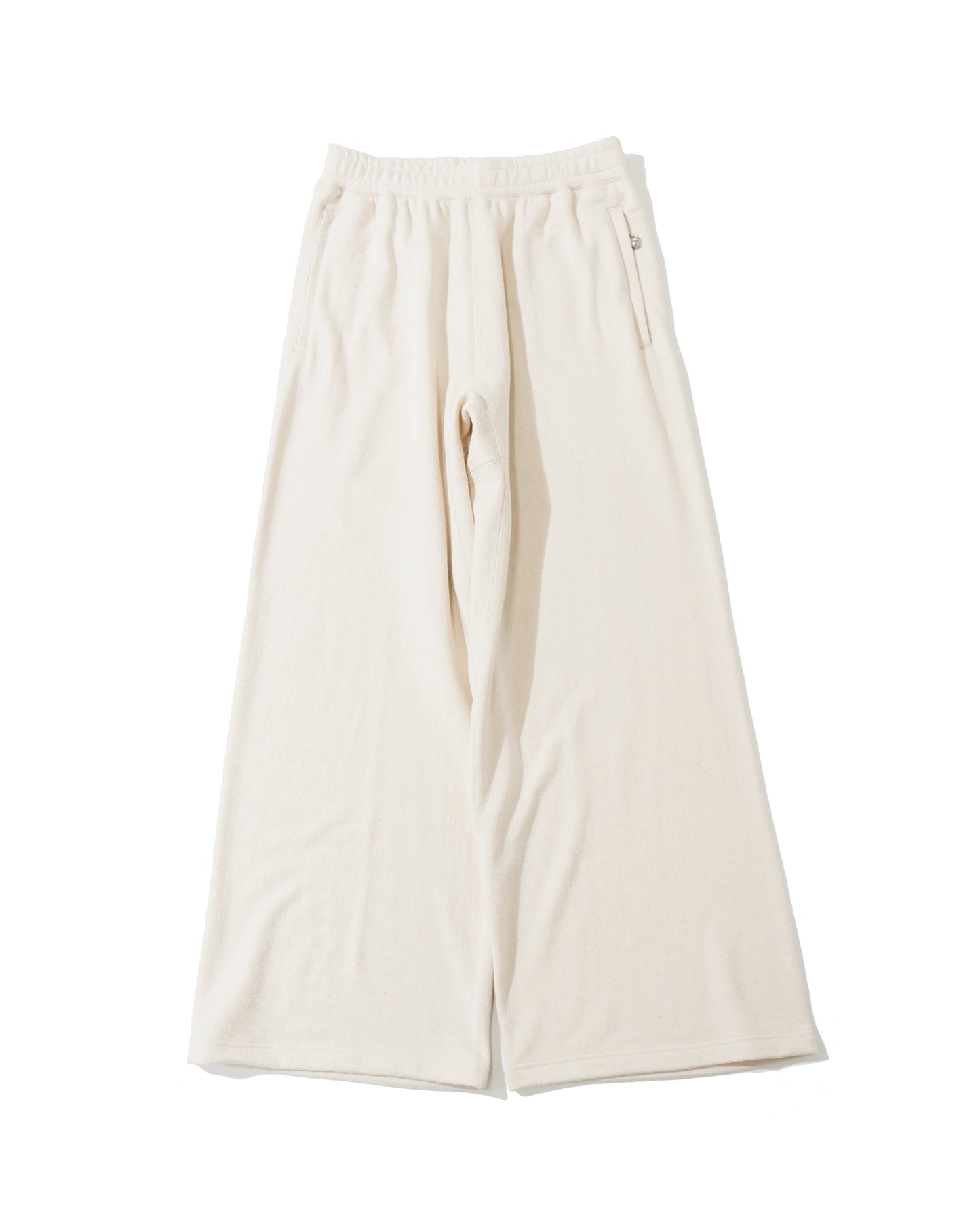 Silk-Cotton Wide Sweater Pants