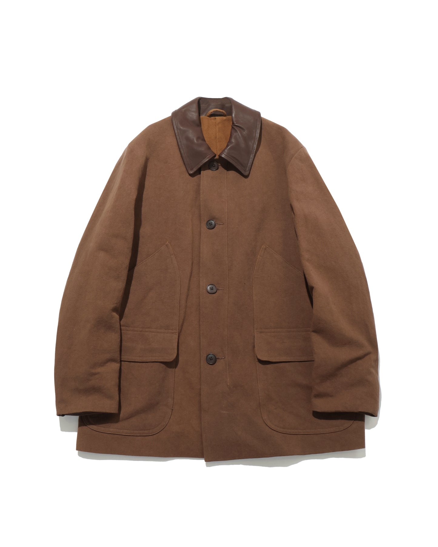 Cotton Hemp Work Coat KAKISHIBU
